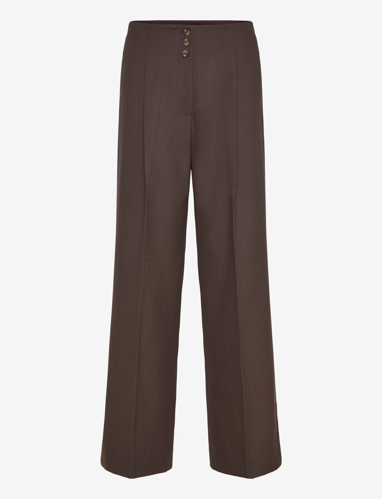 Copenhagen Muse - CMRAVNA-PANTS - wide leg trousers - mulch - 1