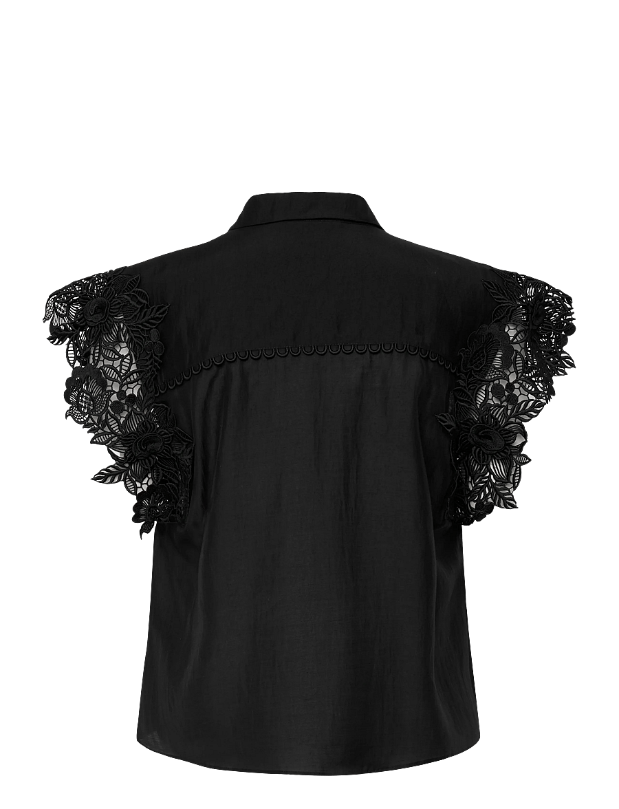 Copenhagen Muse - CMMOLLY-SHIRT - palaidinės trumpomis rankovėmis - black - 2