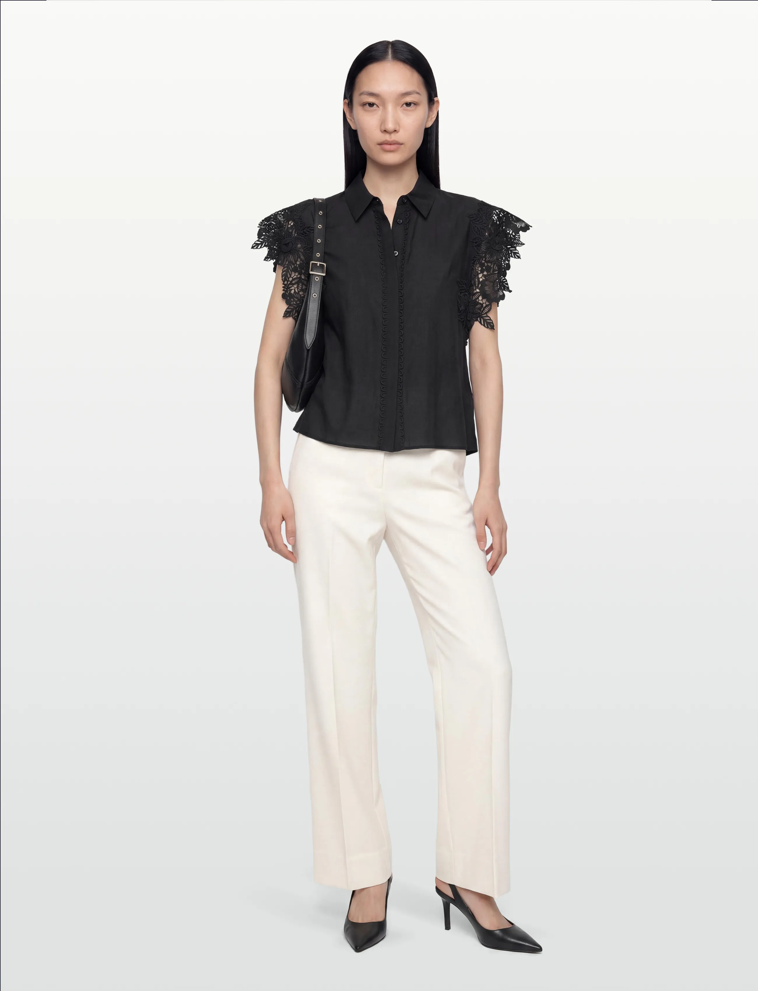 Copenhagen Muse CMMOLLY-SHIRT - Blusen - BLACK / black