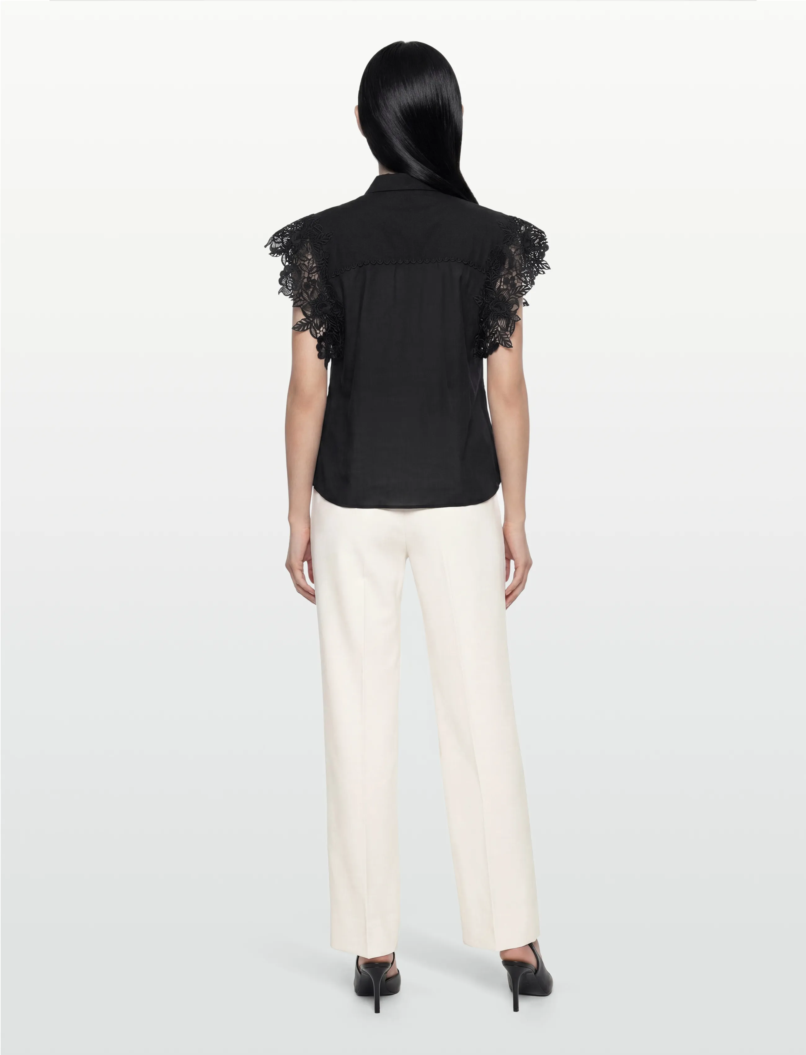 Copenhagen Muse - CMMOLLY-SHIRT - palaidinės trumpomis rankovėmis - black - 4