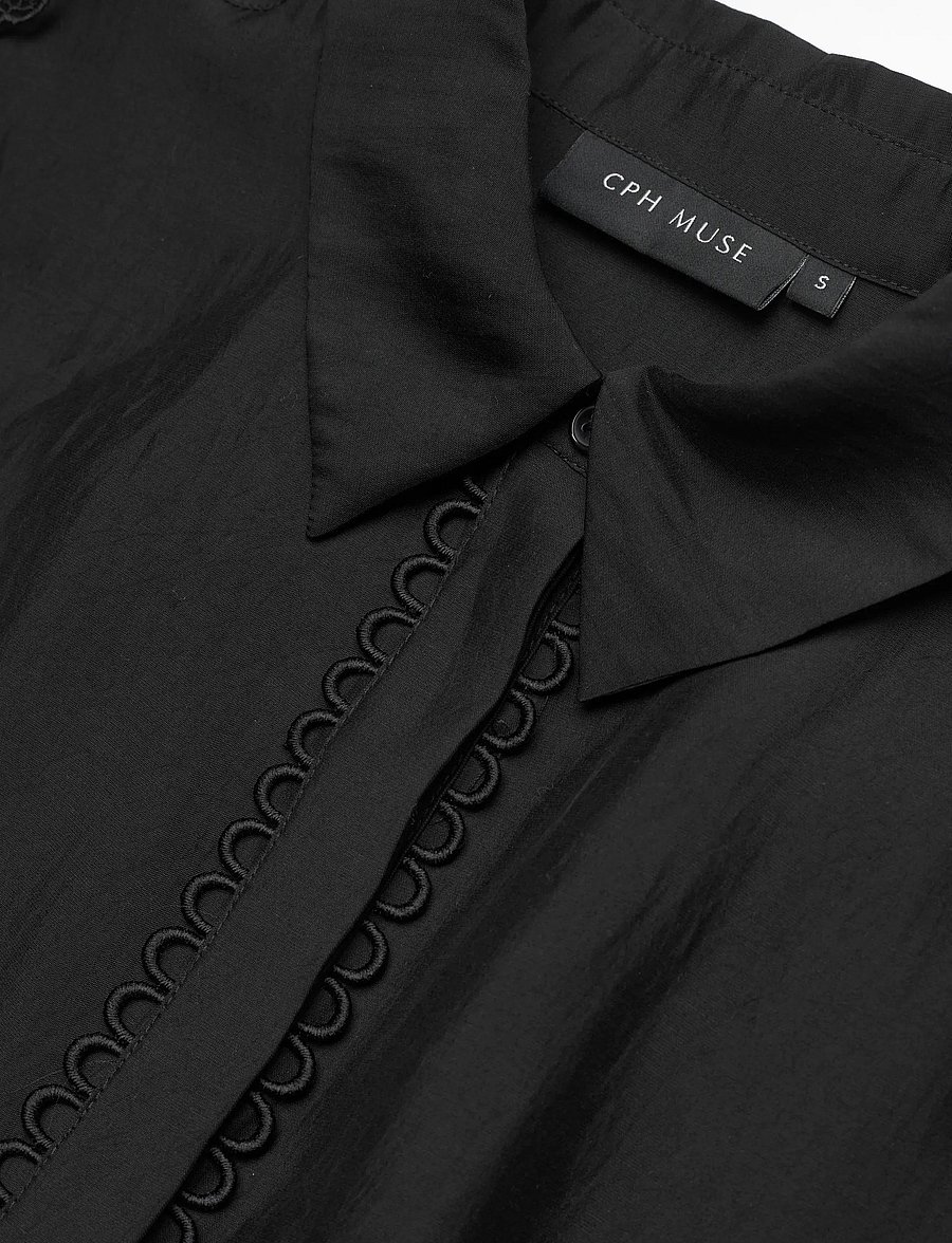 Copenhagen Muse - CMMOLLY-SHIRT - palaidinės trumpomis rankovėmis - black - 5