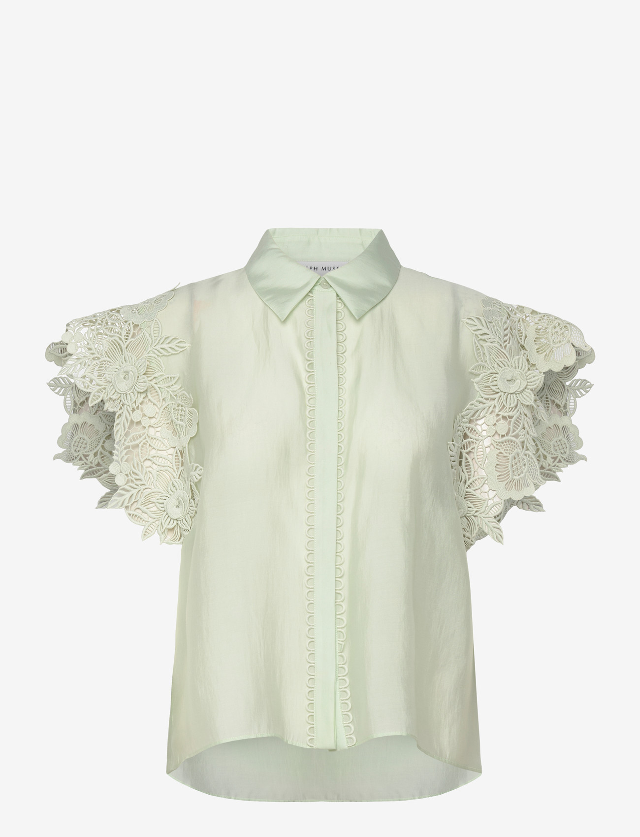 Copenhagen Muse - CMMOLLY-SHIRT - kortærmede bluser - green tint - 1