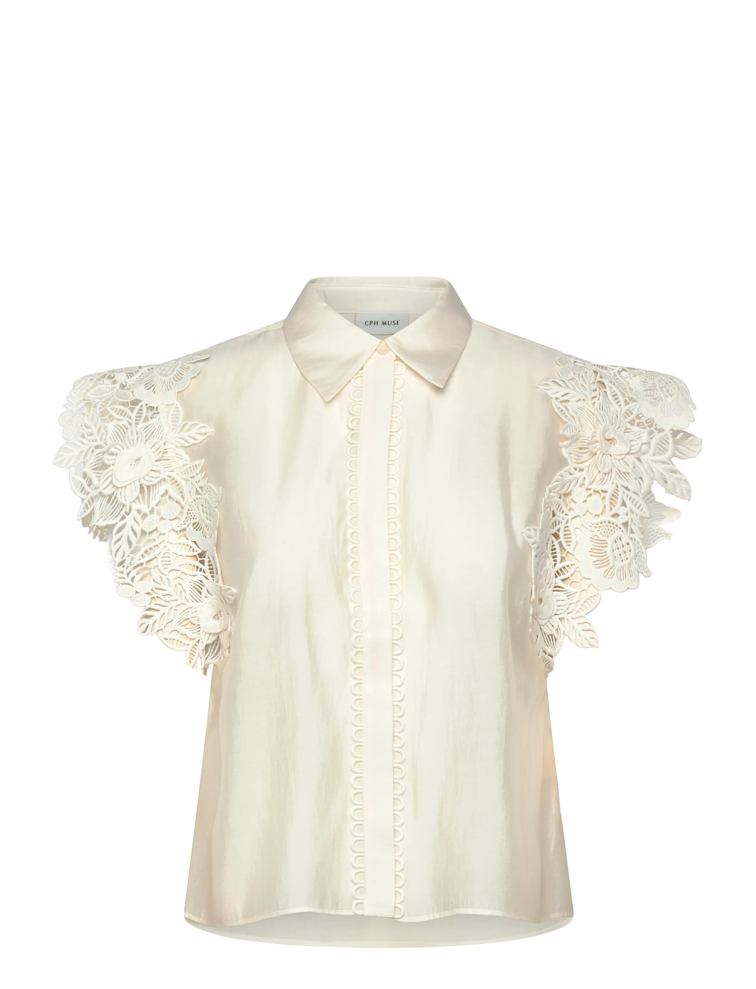 COPENHAGEN MUSE Cmmolly-Shirt Cream - XL - Damen