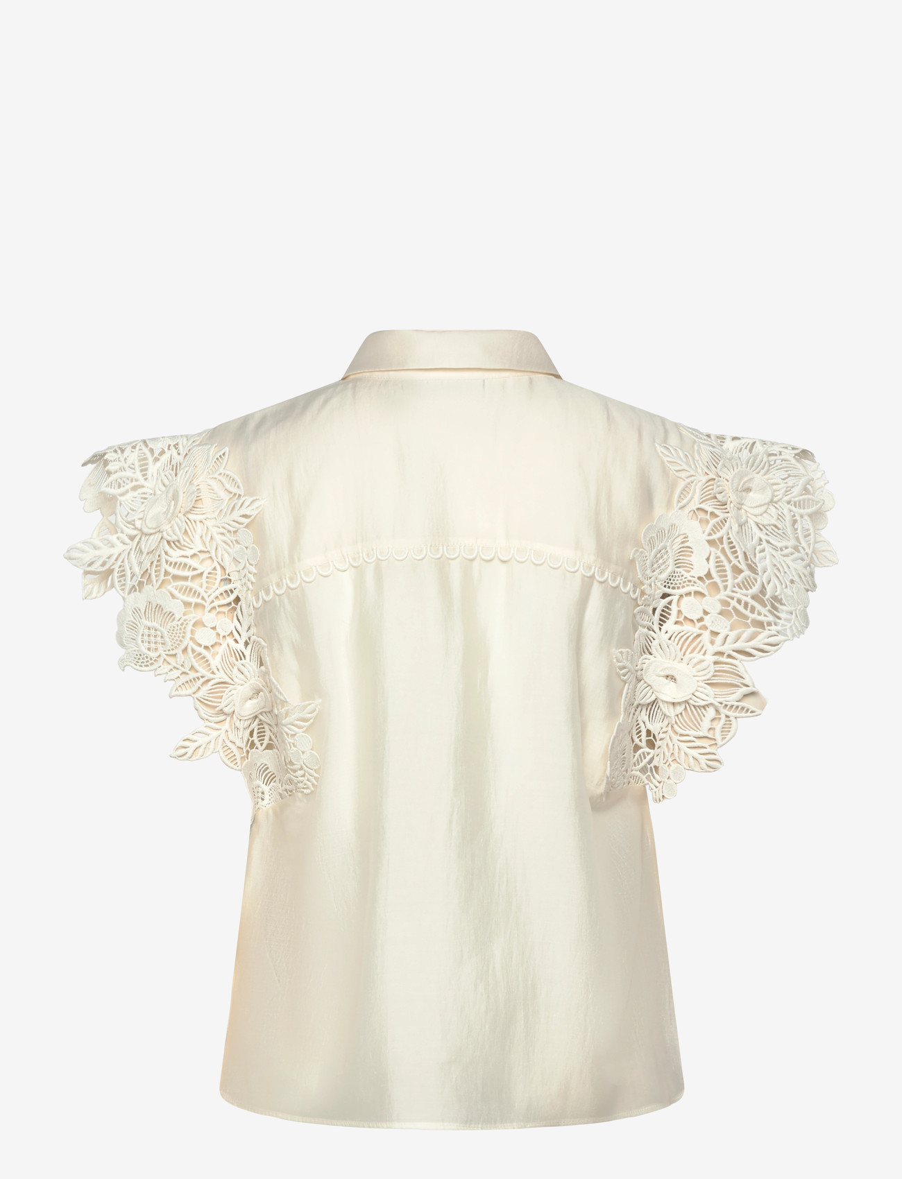 Copenhagen Muse - CMMOLLY-SHIRT - kortærmede bluser - jet stream - 2