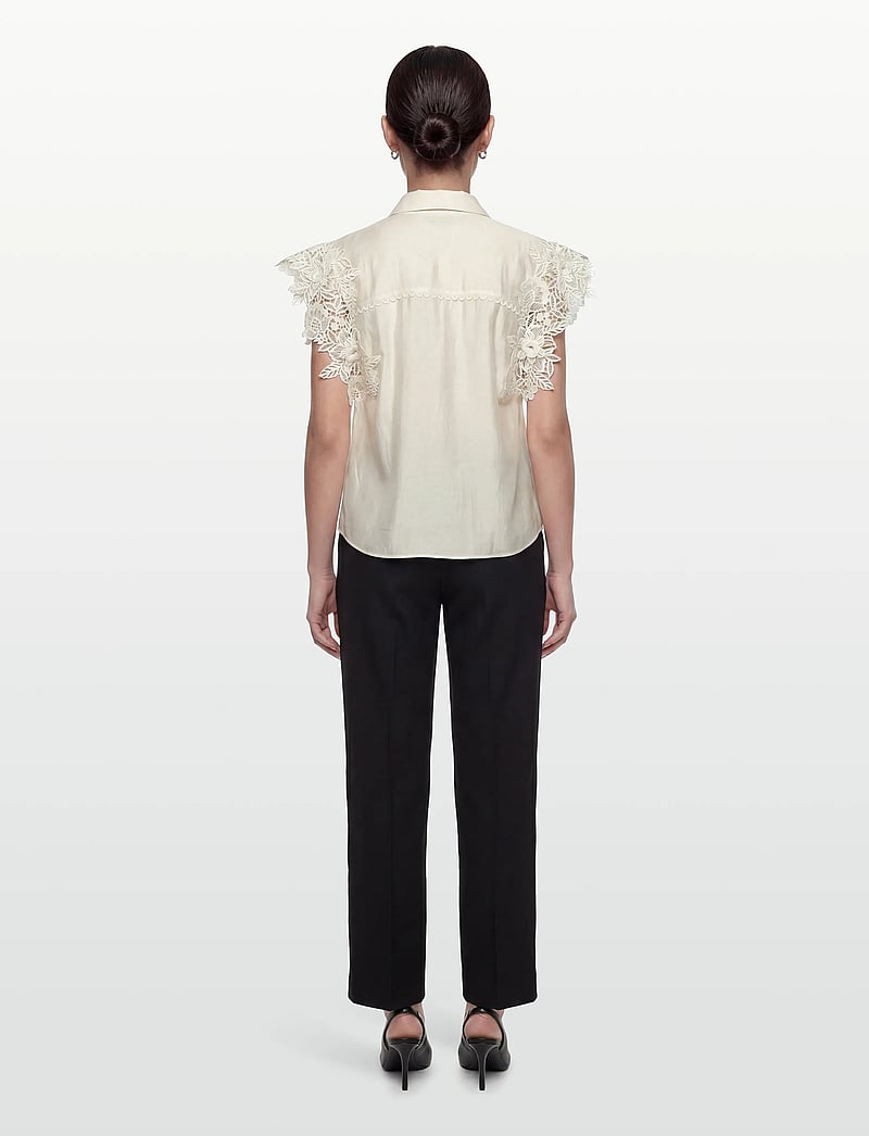 Copenhagen Muse - CMMOLLY-SHIRT - kurzämlige blusen - jet stream - 4