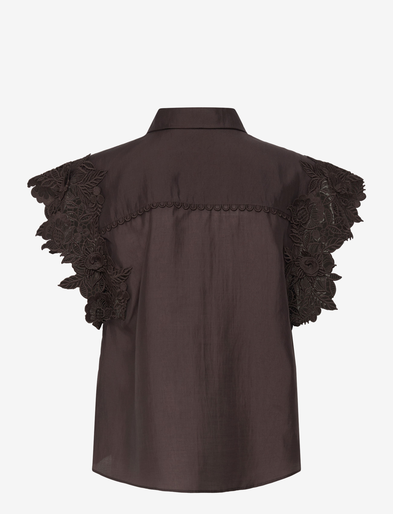 Copenhagen Muse - CMMOLLY-SHIRT - short-sleeved blouses - mulch - 2
