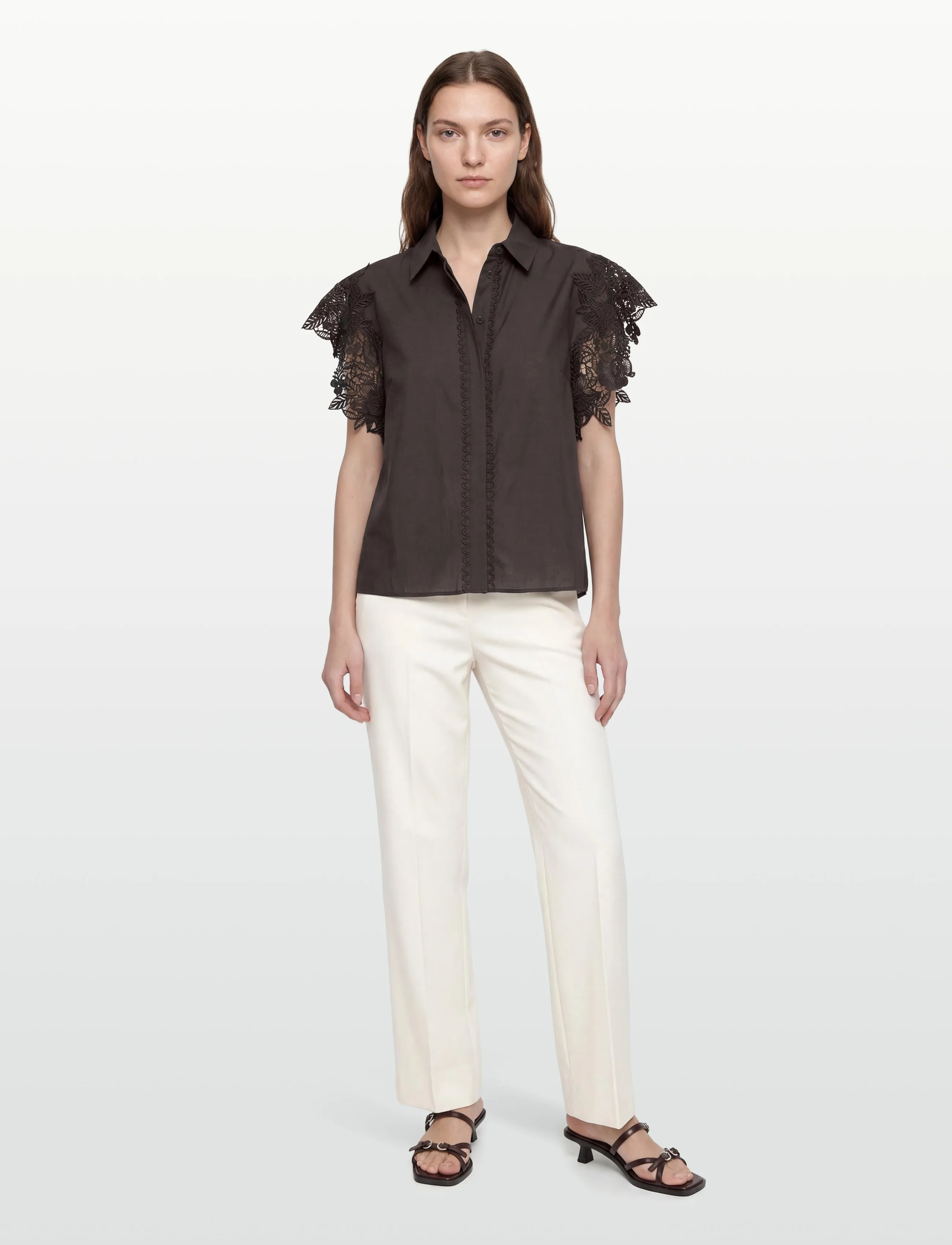 Copenhagen Muse CMMOLLY-SHIRT - Blusen - MULCH / brown