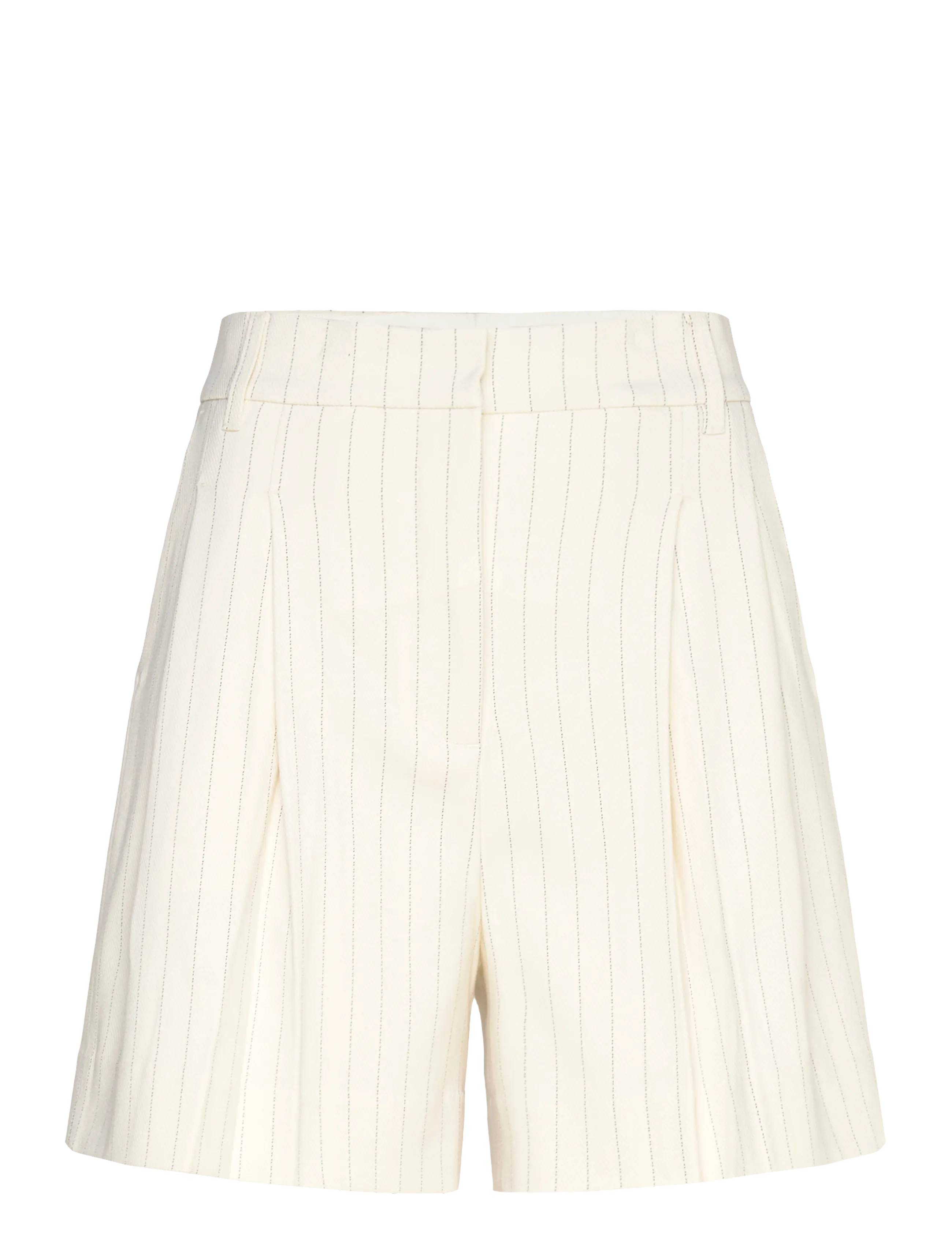 Copenhagen Muse CMTAILOR-SHORTS - Vaatteet - JET STREAM W. BLACK / cream