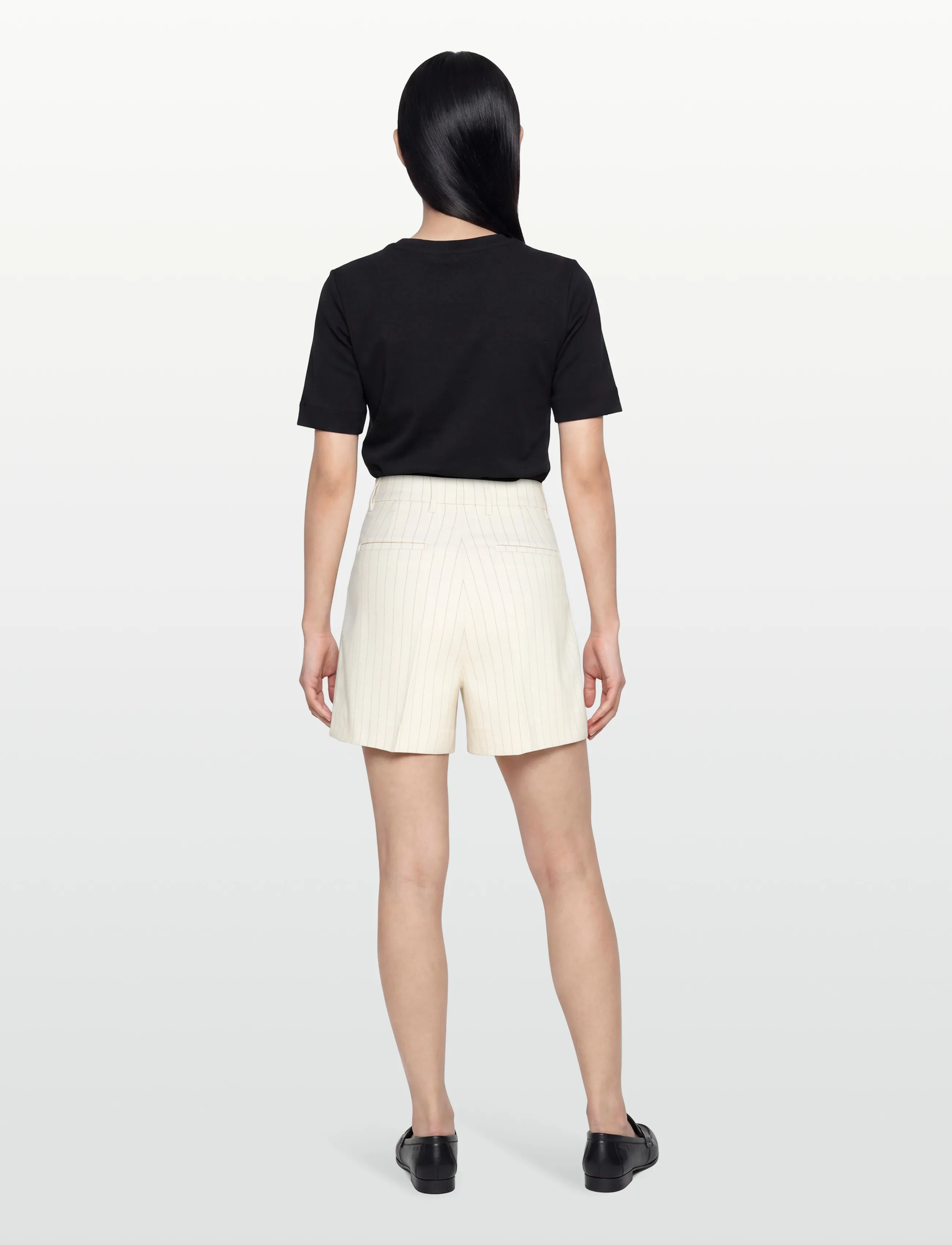 Copenhagen Muse - CMTAILOR-SHORTS - casual shorts - jet stream w. black - 4