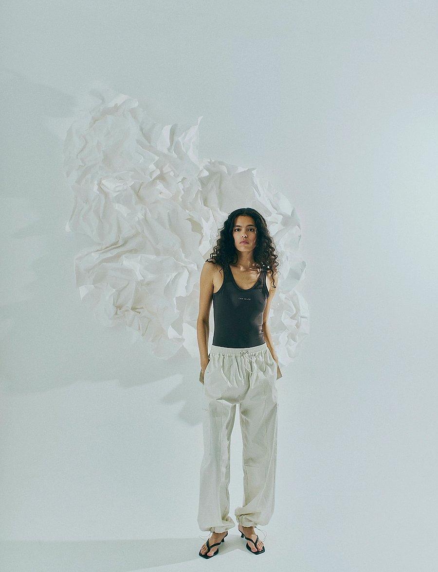 Copenhagen Muse - CMSHINEY-PANTS - cargobyxor - jet stream - 0