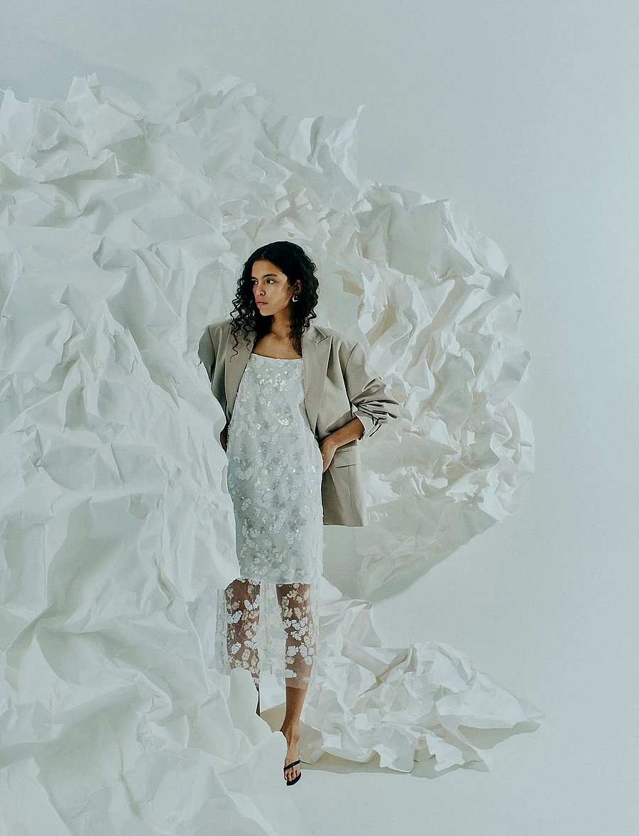 Copenhagen Muse - CMZIA-DRESS - paillettenkleider - jet stream - 0