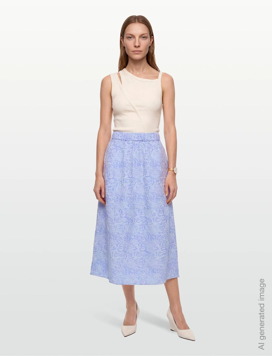 Copenhagen Muse - CMROSIE-SKIRT - midi nederdele - skyway - 0