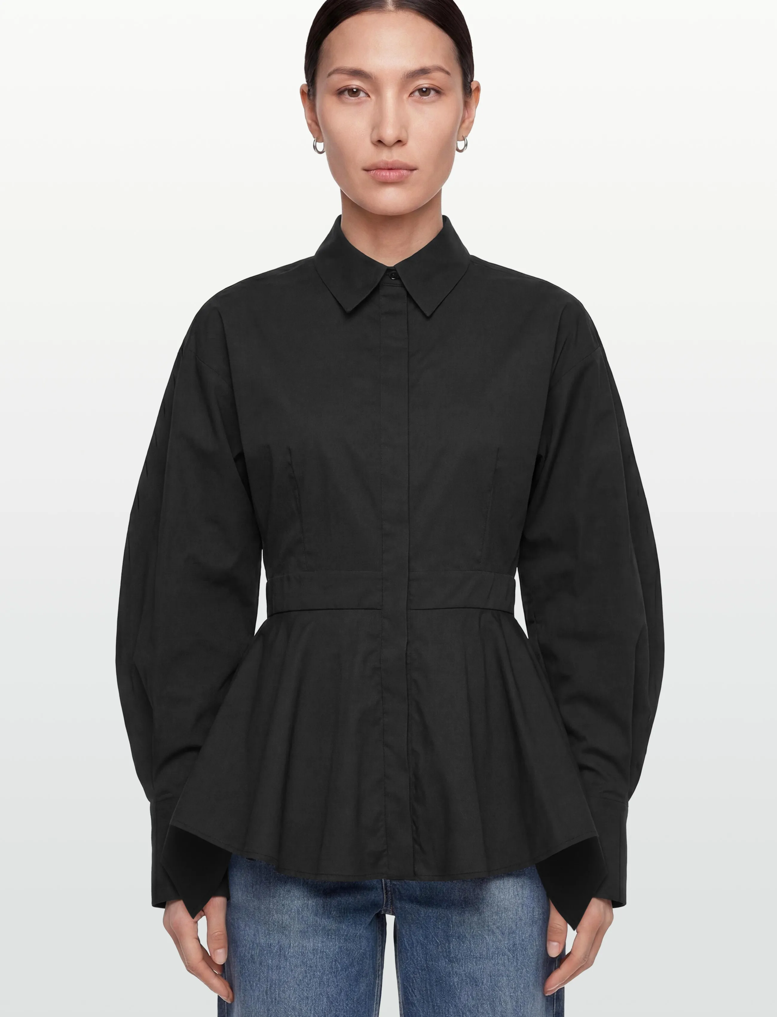 Copenhagen Muse - CMPOPPI-SHIRT - chemises à manches longues - black - 3