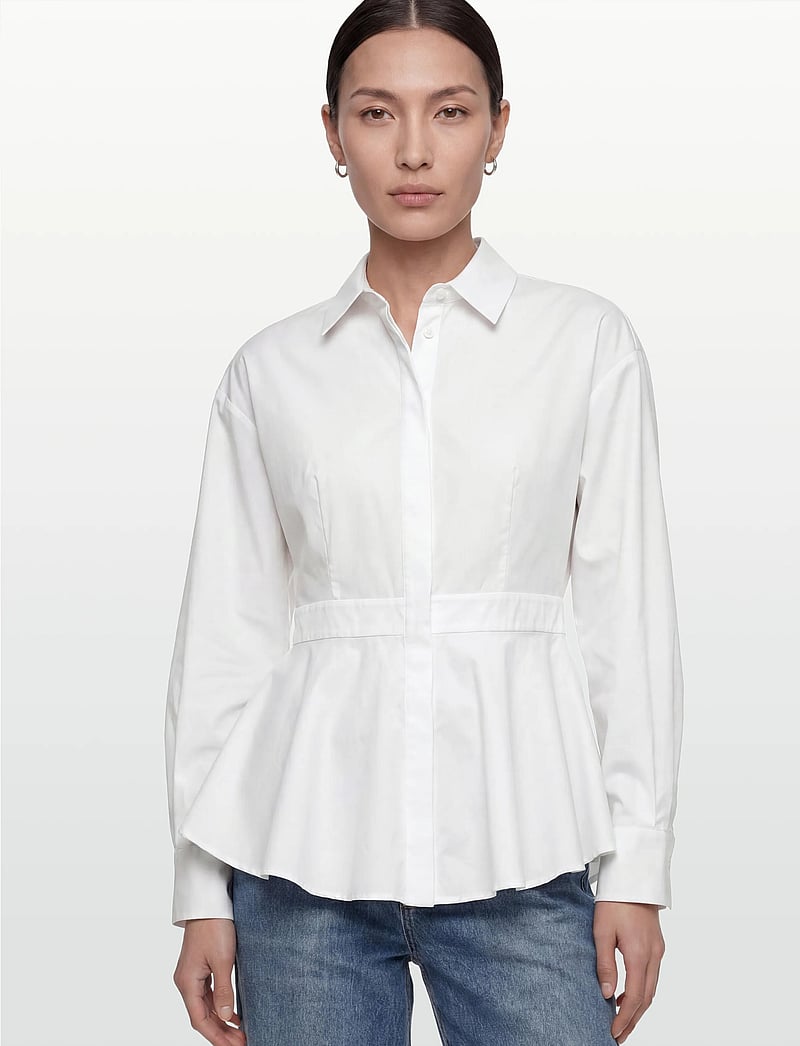 Copenhagen Muse - CMPOPPI-SHIRT - langærmede skjorter - bright white - 3