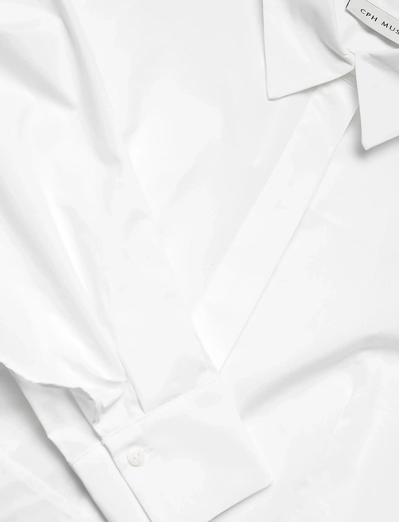 Copenhagen Muse - CMPOPPI-SHIRT - langärmlige hemden - bright white - 5