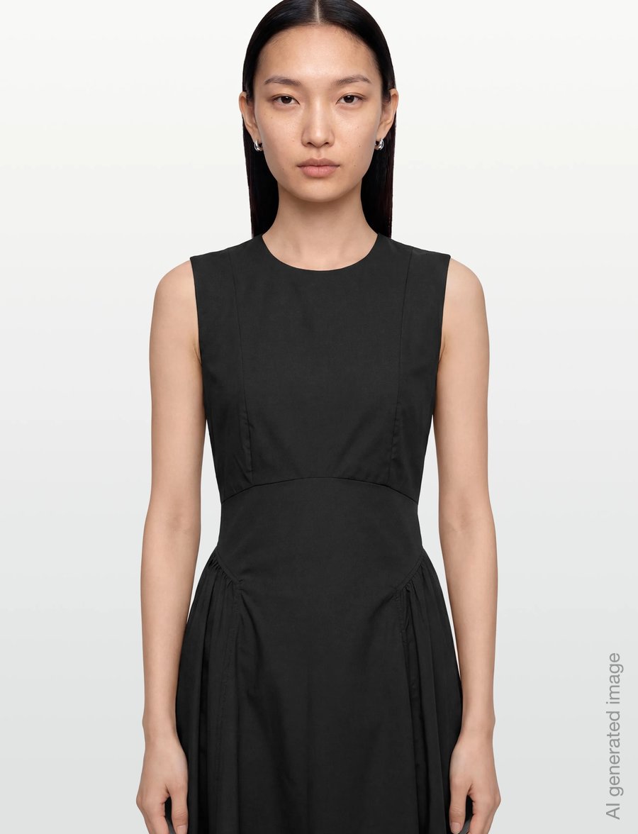 Copenhagen Muse - CMPOPPI-DRESS - maxi dresses - black - 3