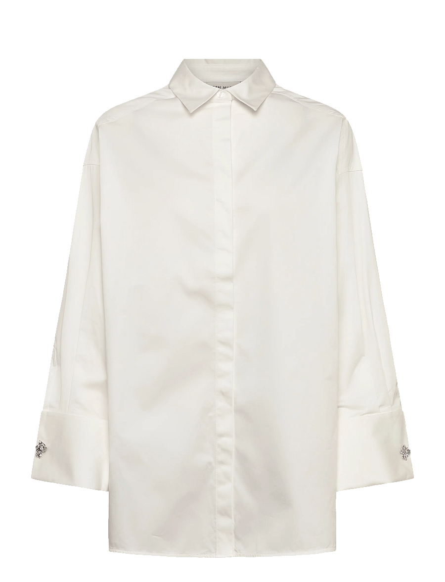 Copenhagen Muse - CMMELANIE-SHIRT - langärmlige hemden - bright white - 1