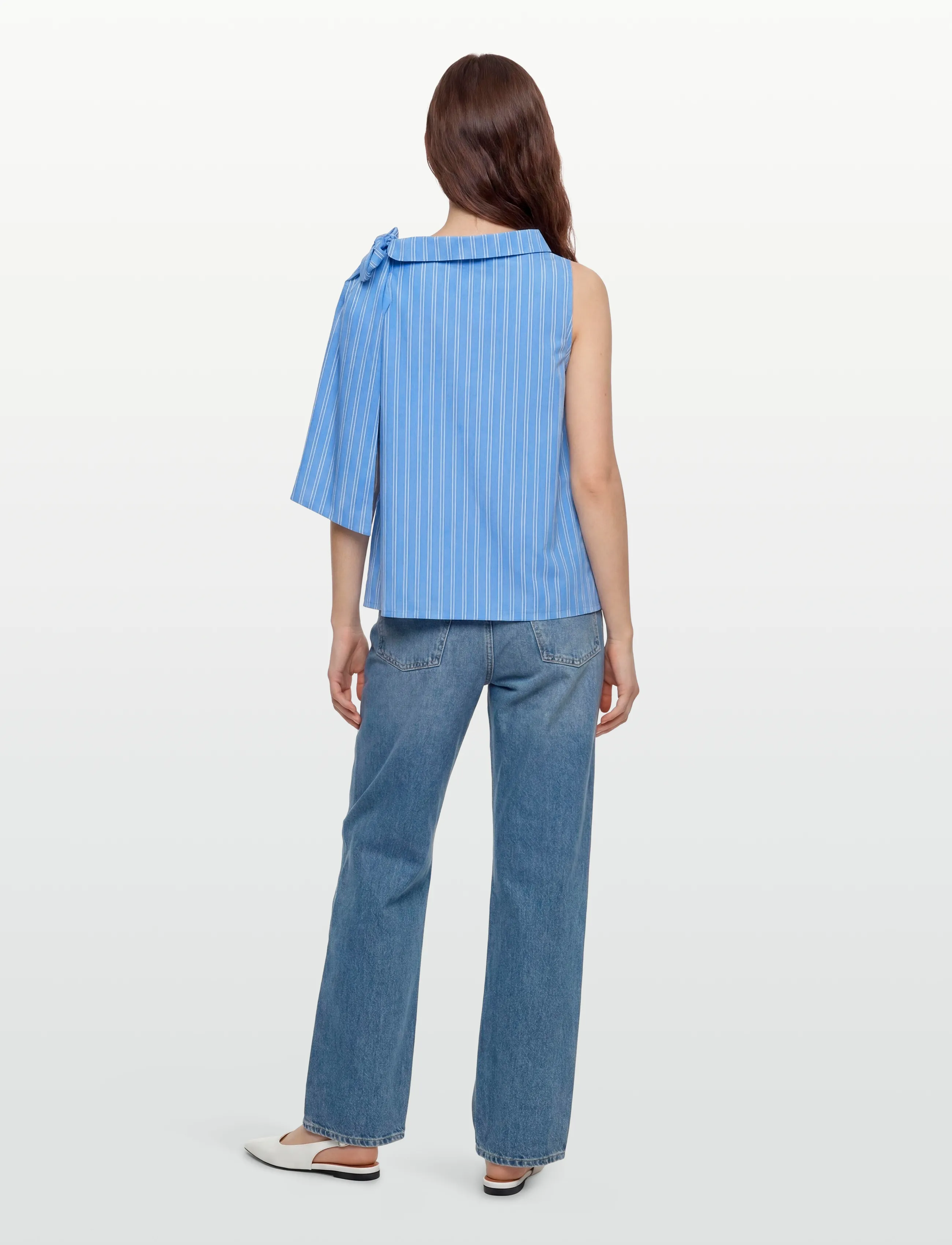 Copenhagen Muse - CMMELISSA-TOP - sleeveless blouses - bonnie blue - 4