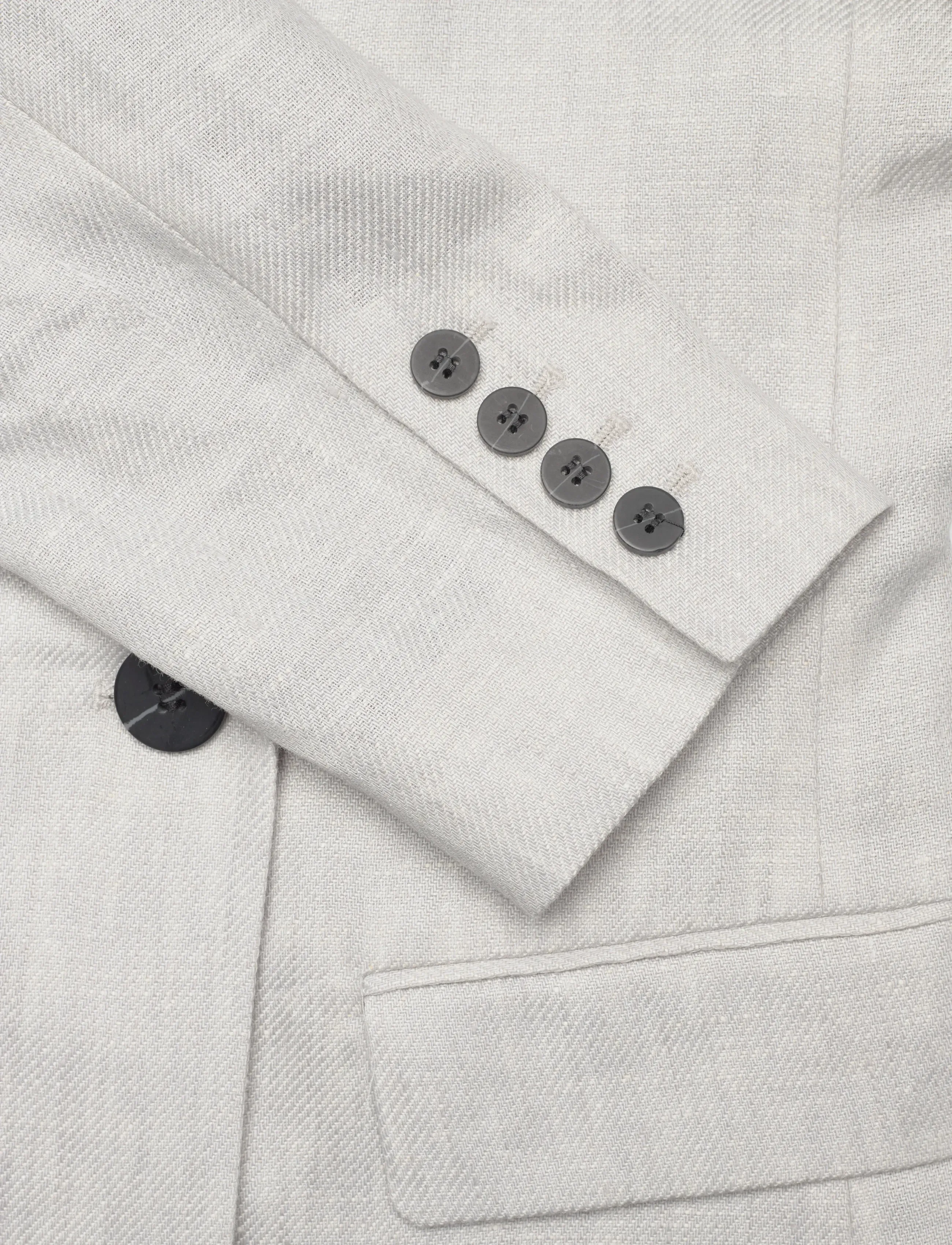 Copenhagen Muse - CMNATALIE-BLAZER - double breasted blazers - light grey melange - 3