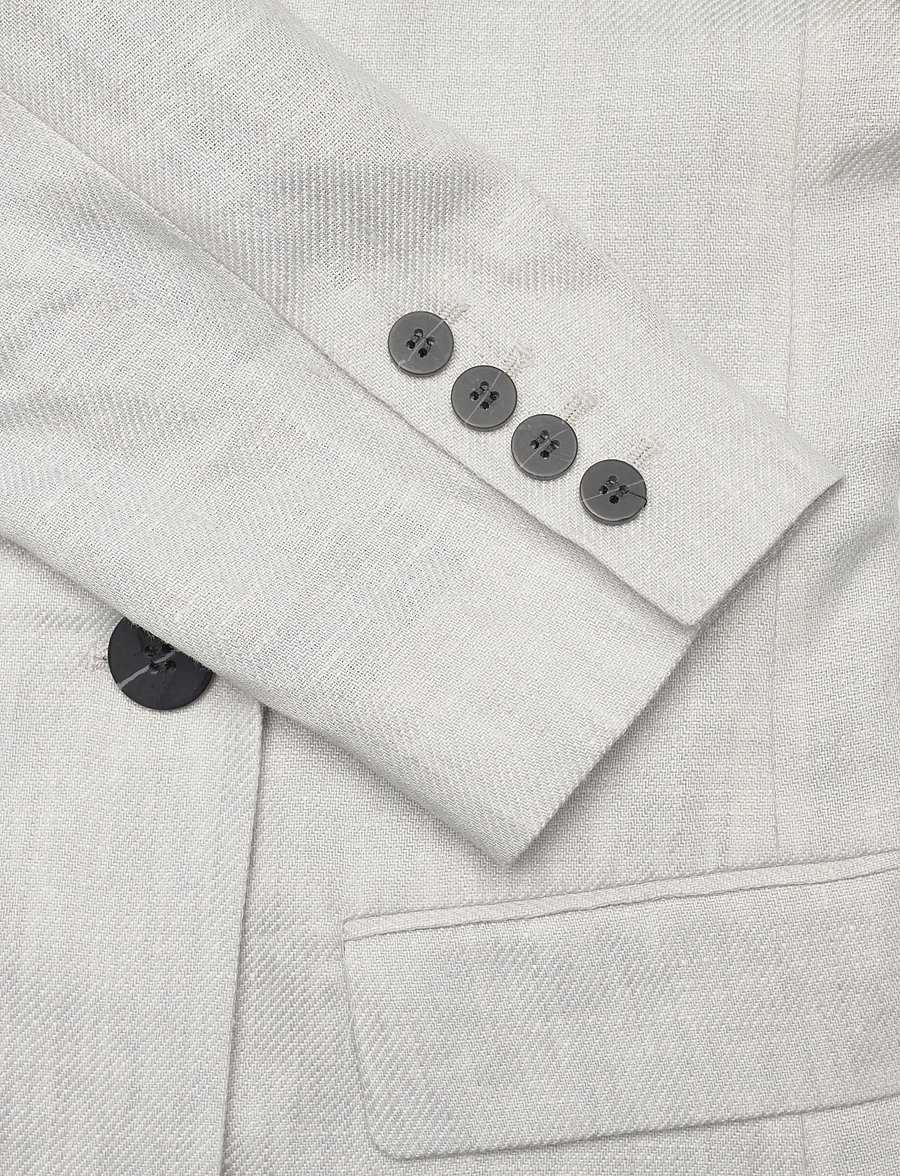 Copenhagen Muse - CMNATALIE-BLAZER - zweireihige blazer - light grey melange - 3