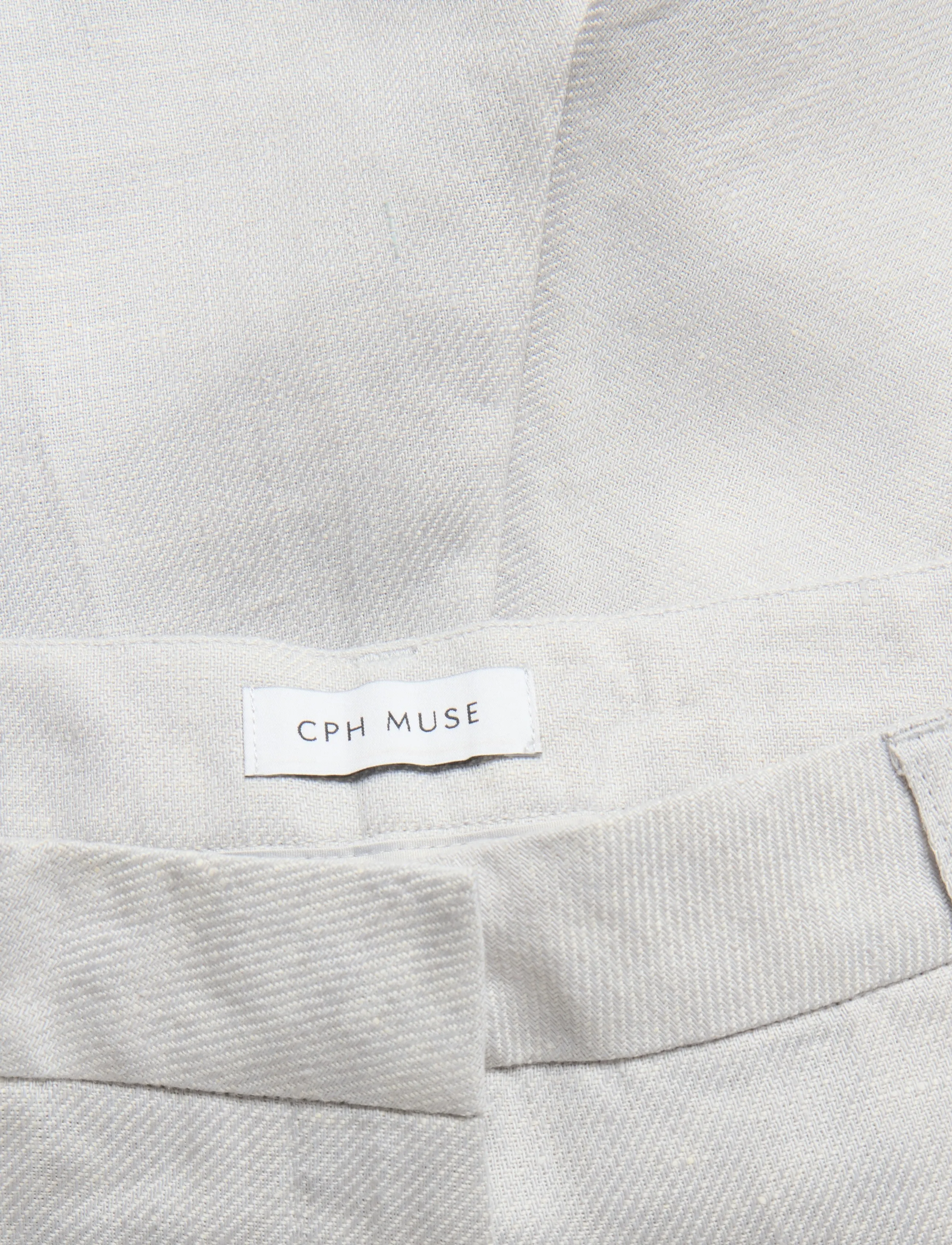 Copenhagen Muse - CMNATALIE-SHORTS - light grey melange - 2