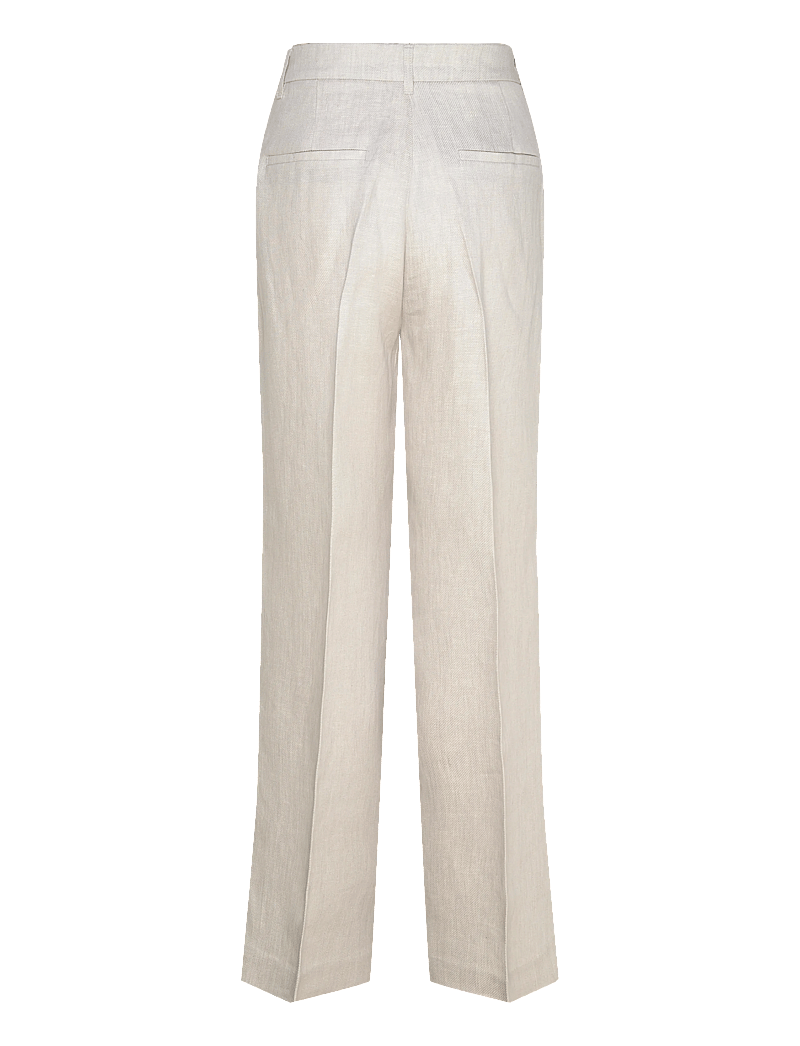 Copenhagen Muse - CMNATALIE-PANTS - lininės kelnės - light grey melange - 2