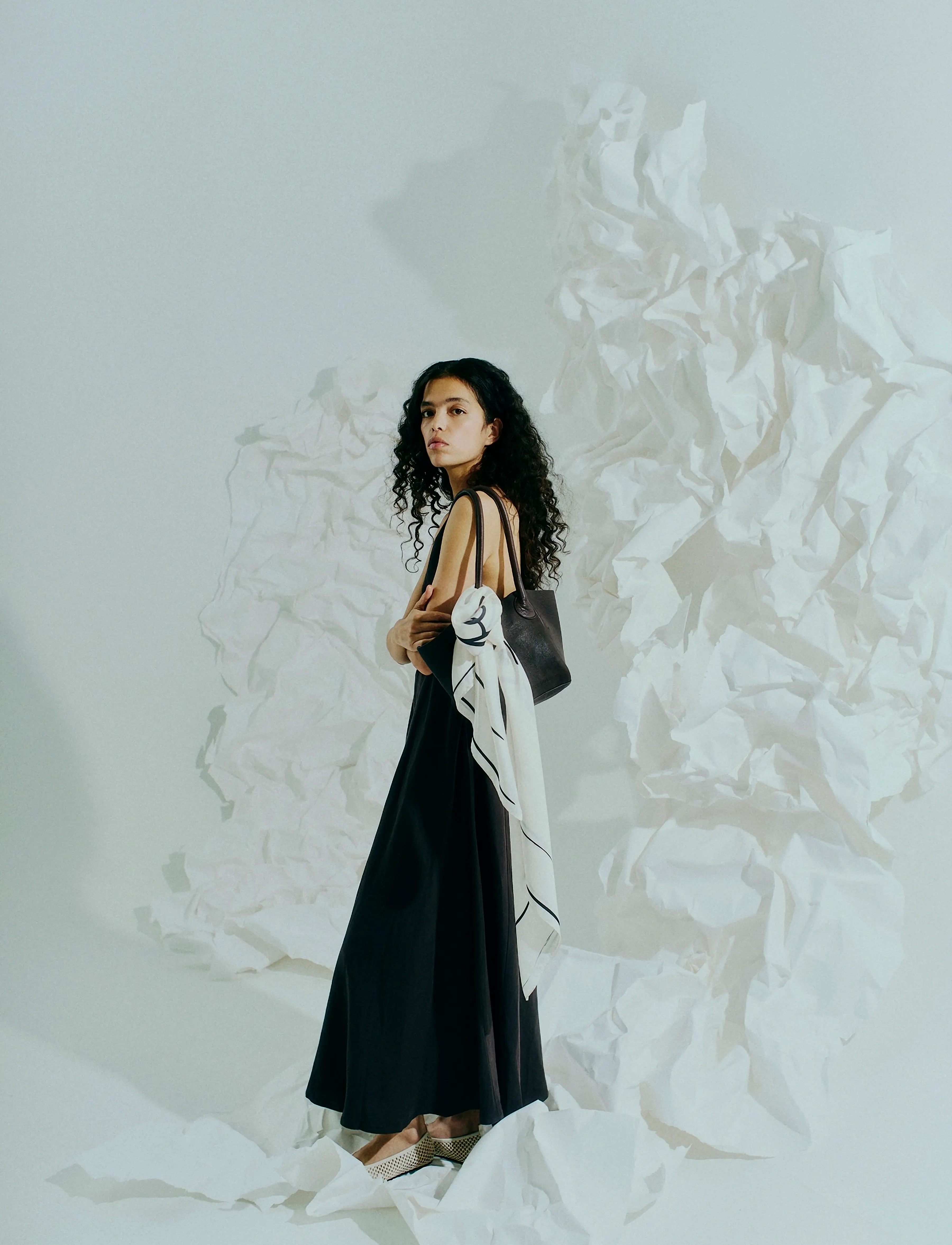 Copenhagen Muse - CMNATU-DRESS - maxi dresses - mulch - 3
