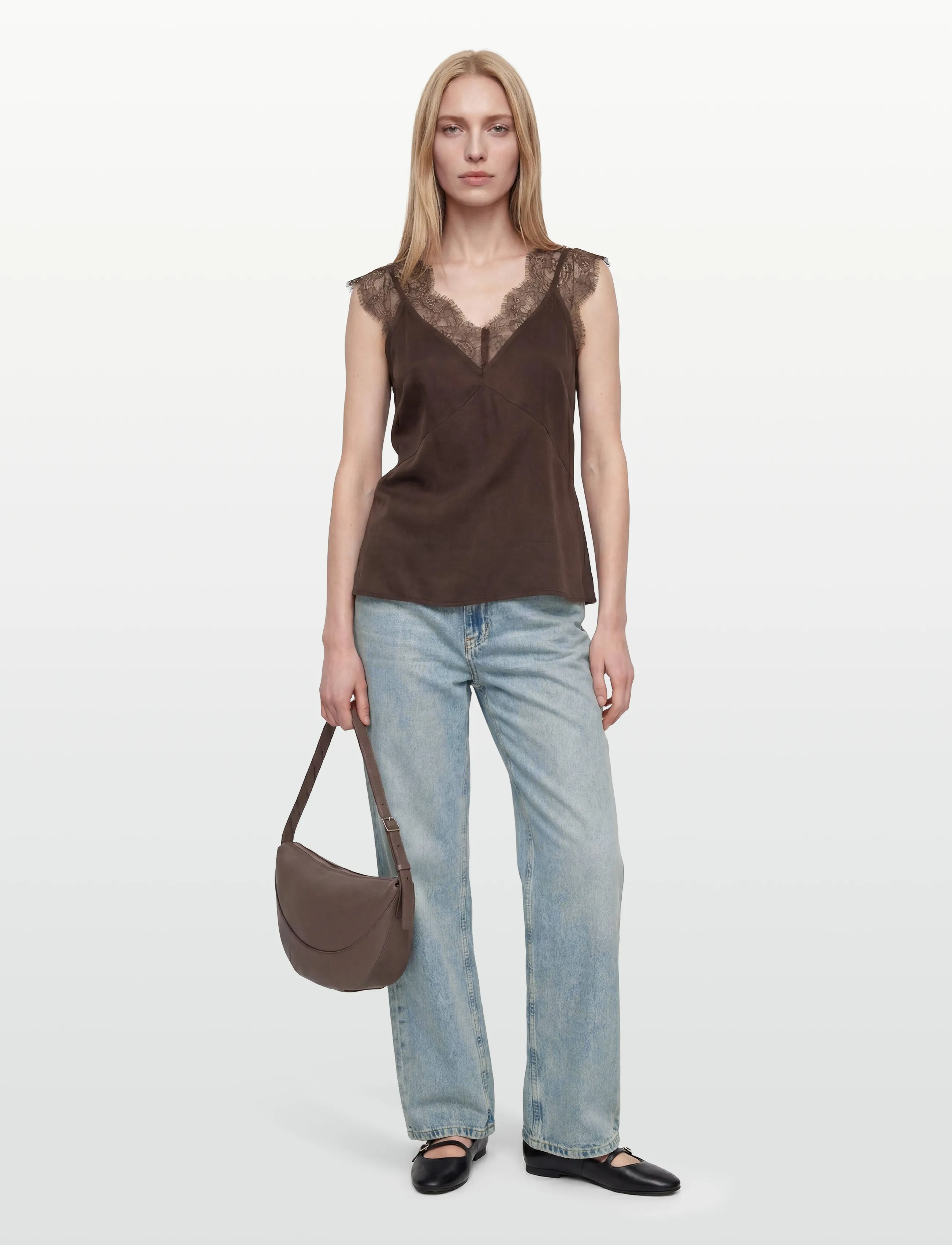 Copenhagen Muse CMMARTA-TOP - T-shirts & Hauts - MULCH / brown