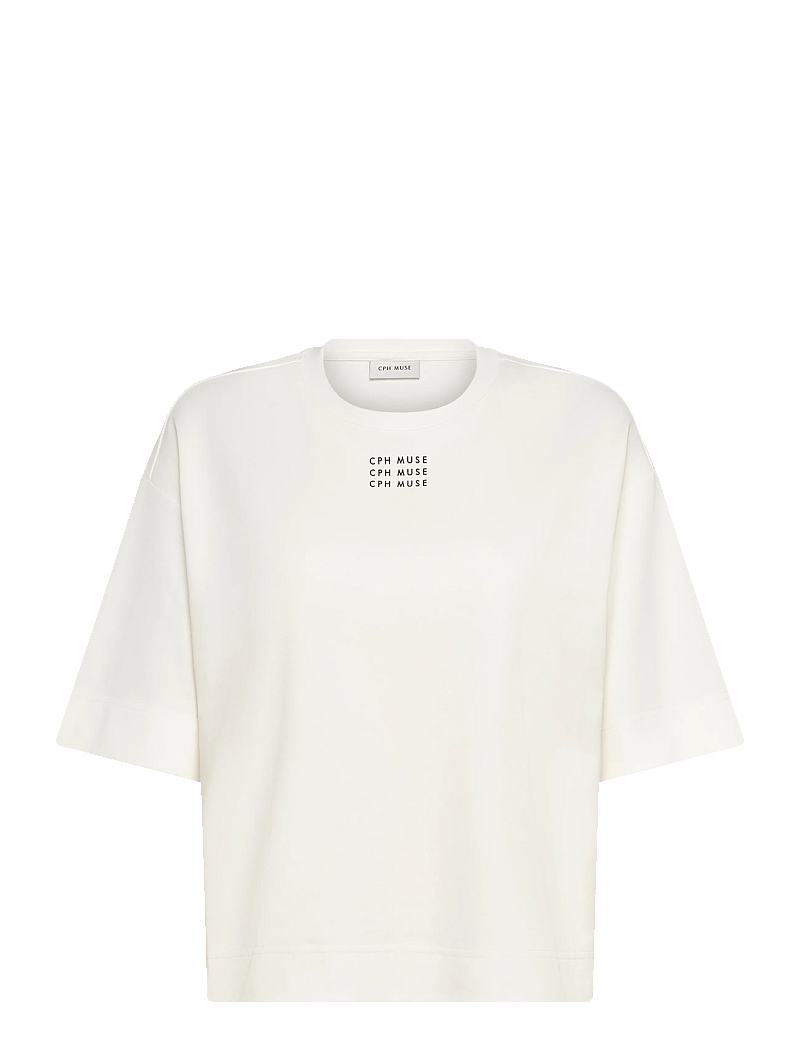 Copenhagen Muse - CMMUSE-TEE - t-shirts - jet stream w. mimosa - 1