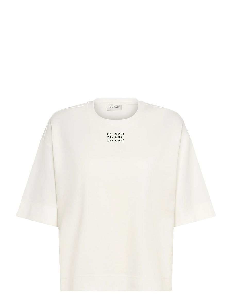 Copenhagen Muse - CMMUSE-TEE - t-shirts - jet stream w. mimosa - 1