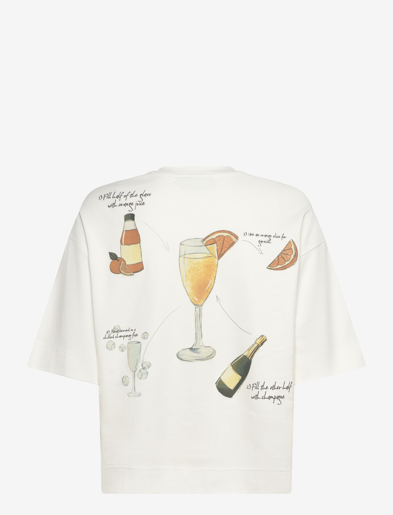 Copenhagen Muse - CMMUSE-TEE - t-shirts - jet stream w. mimosa - 2
