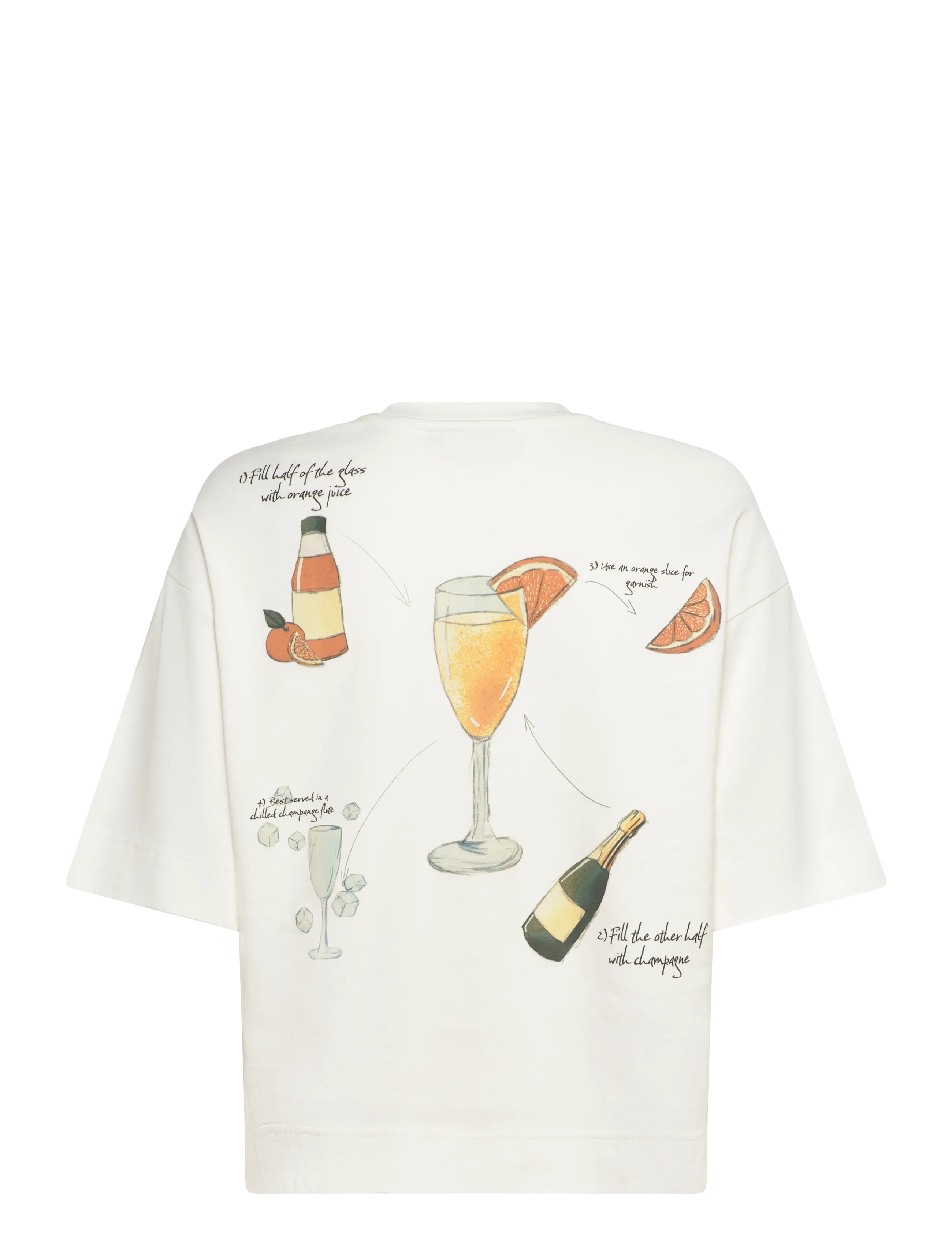Copenhagen Muse - CMMUSE-TEE - t-shirts - jet stream w. mimosa - 2