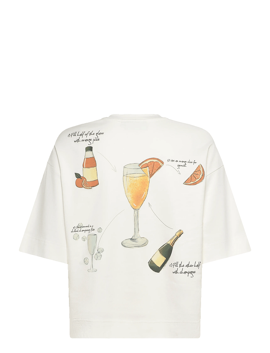 Copenhagen Muse - CMMUSE-TEE - t-shirts - jet stream w. mimosa - 2