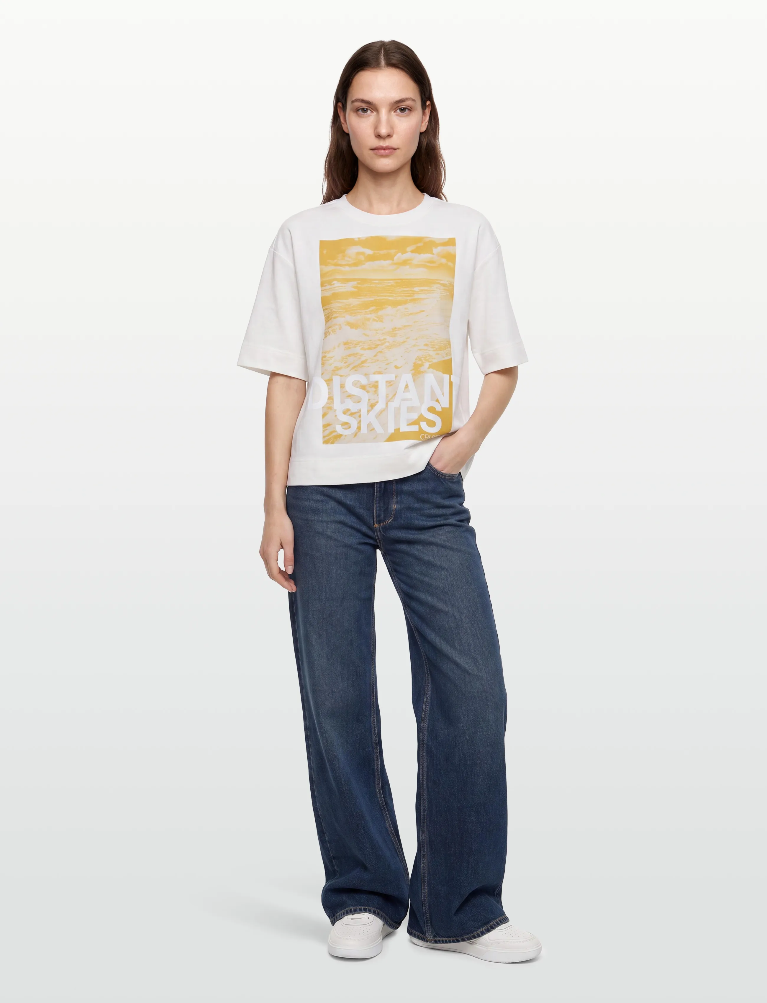 Copenhagen Muse - CMMUSE-TEE - t-shirt & tops - jet stream - 0