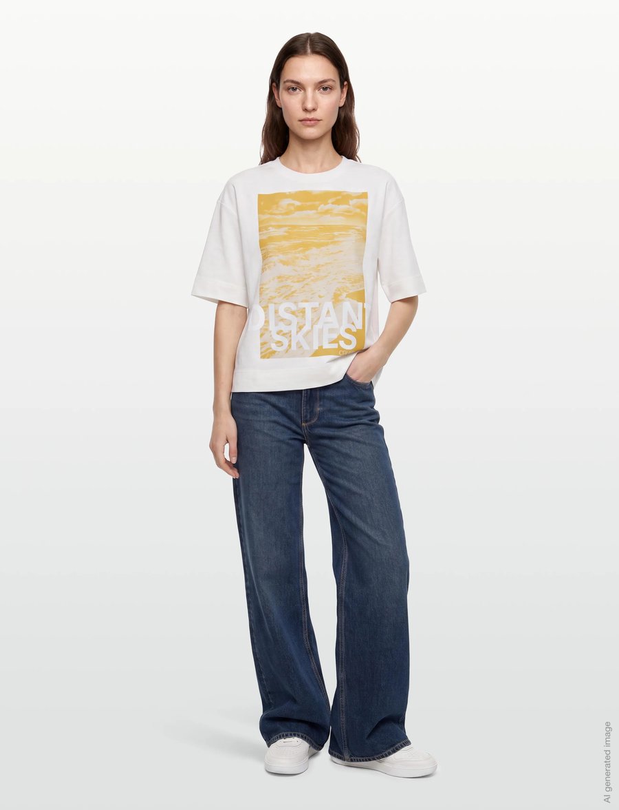 Copenhagen Muse - CMMUSE-TEE - t-shirts - jet stream - 0