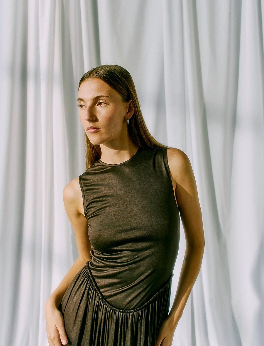 Copenhagen Muse - CMLAYNA-DRESS - suvekleidid - mulch - 0