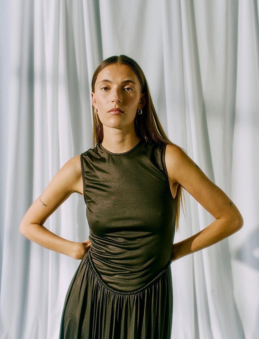 Copenhagen Muse - CMLAYNA-DRESS - suvekleidid - mulch - 3