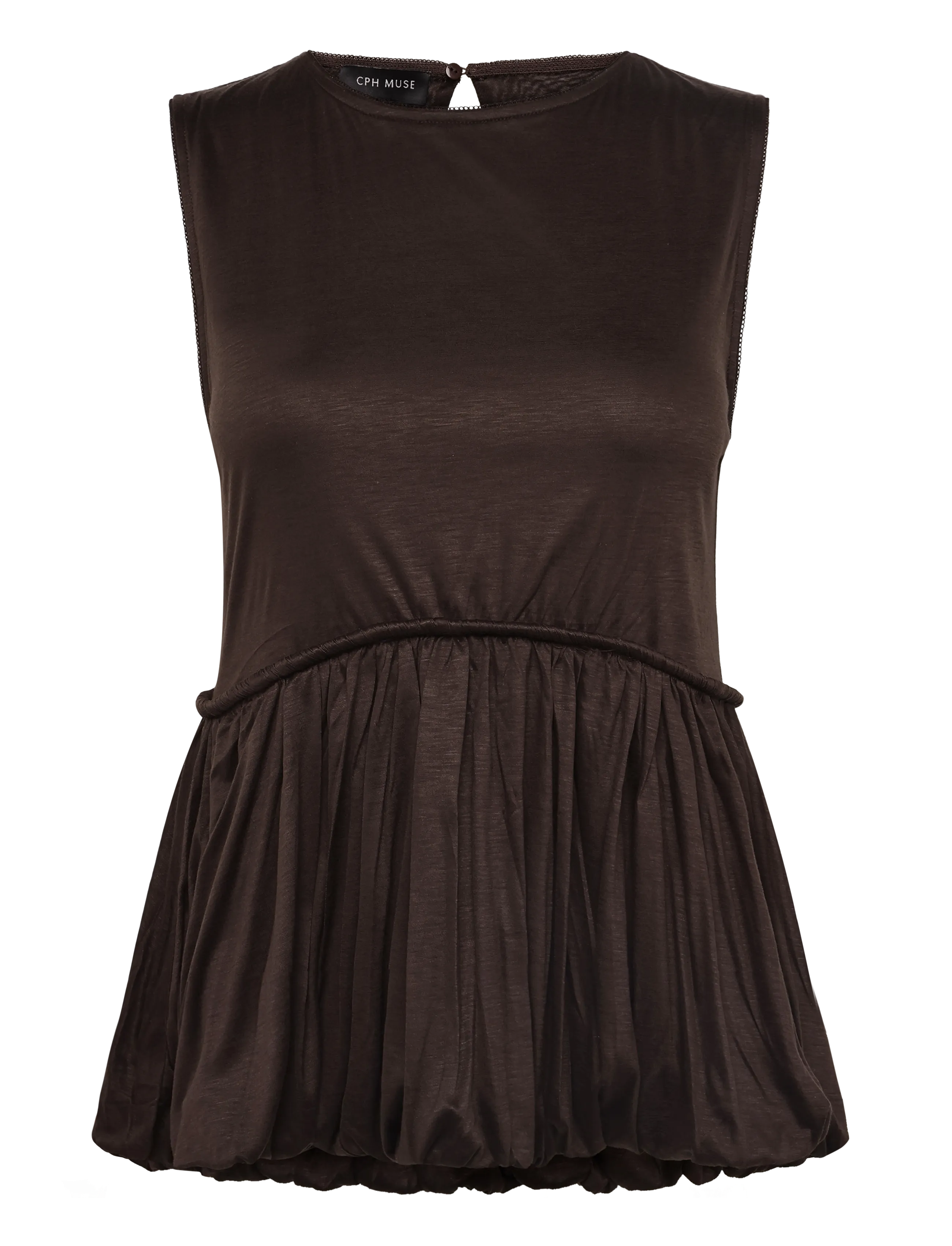 Copenhagen Muse CMLAYNA-TOP - T-Shirts & Tops - MULCH / brown