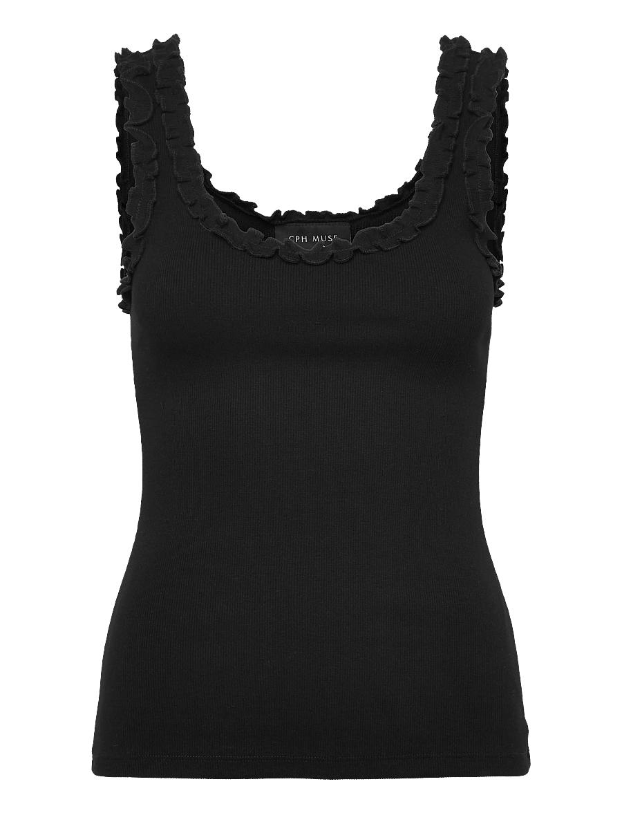 Copenhagen Muse - CMSIV-TOP - Ärmellose tops - black - 0