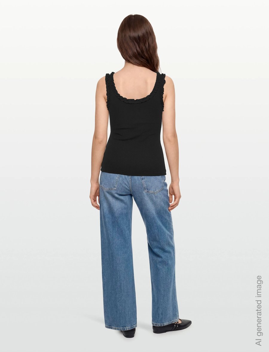 Copenhagen Muse - CMSIV-TOP - Ärmellose tops - black - 4