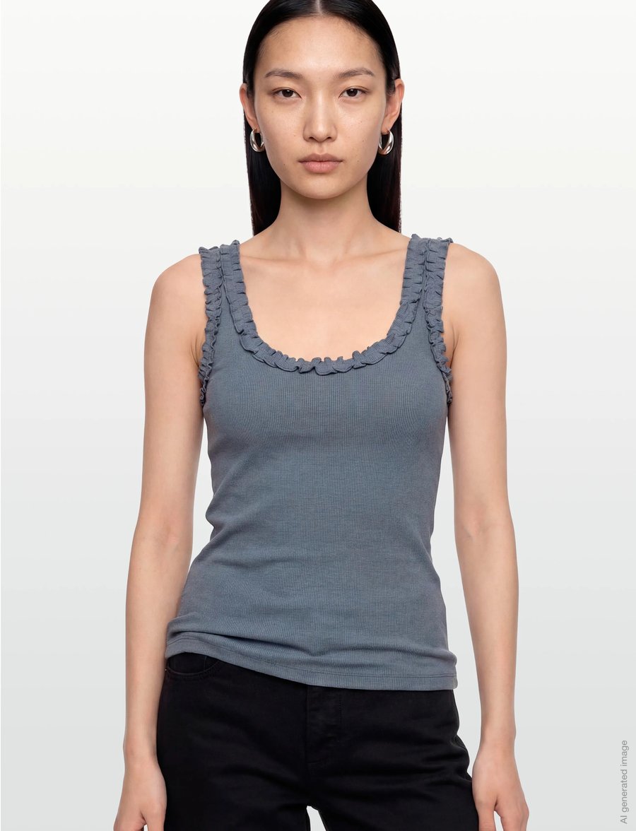 Copenhagen Muse - CMSIV-TOP - Ärmellose tops - blue mirage - 3