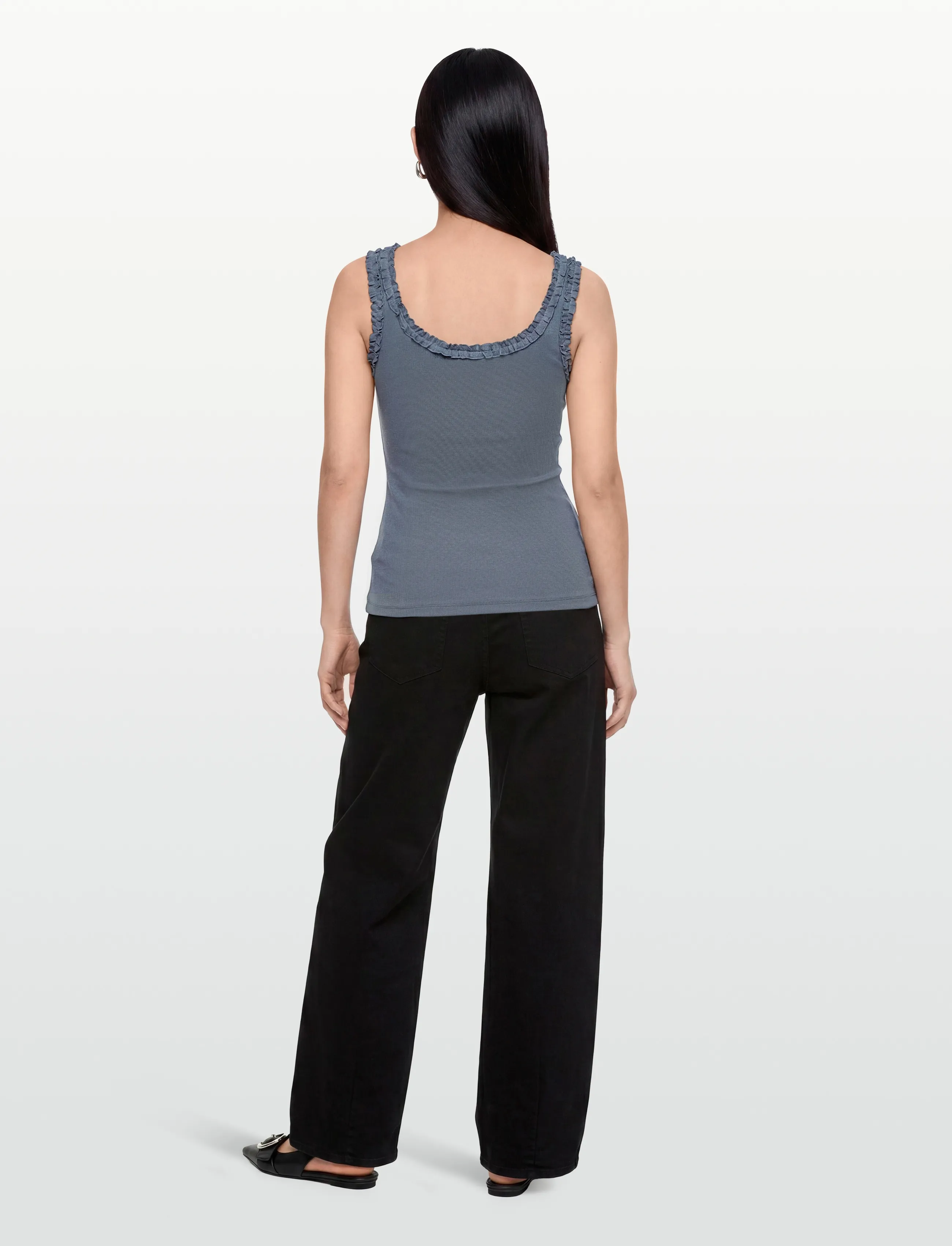 Copenhagen Muse - CMSIV-TOP - mouwloze tops - blue mirage - 4