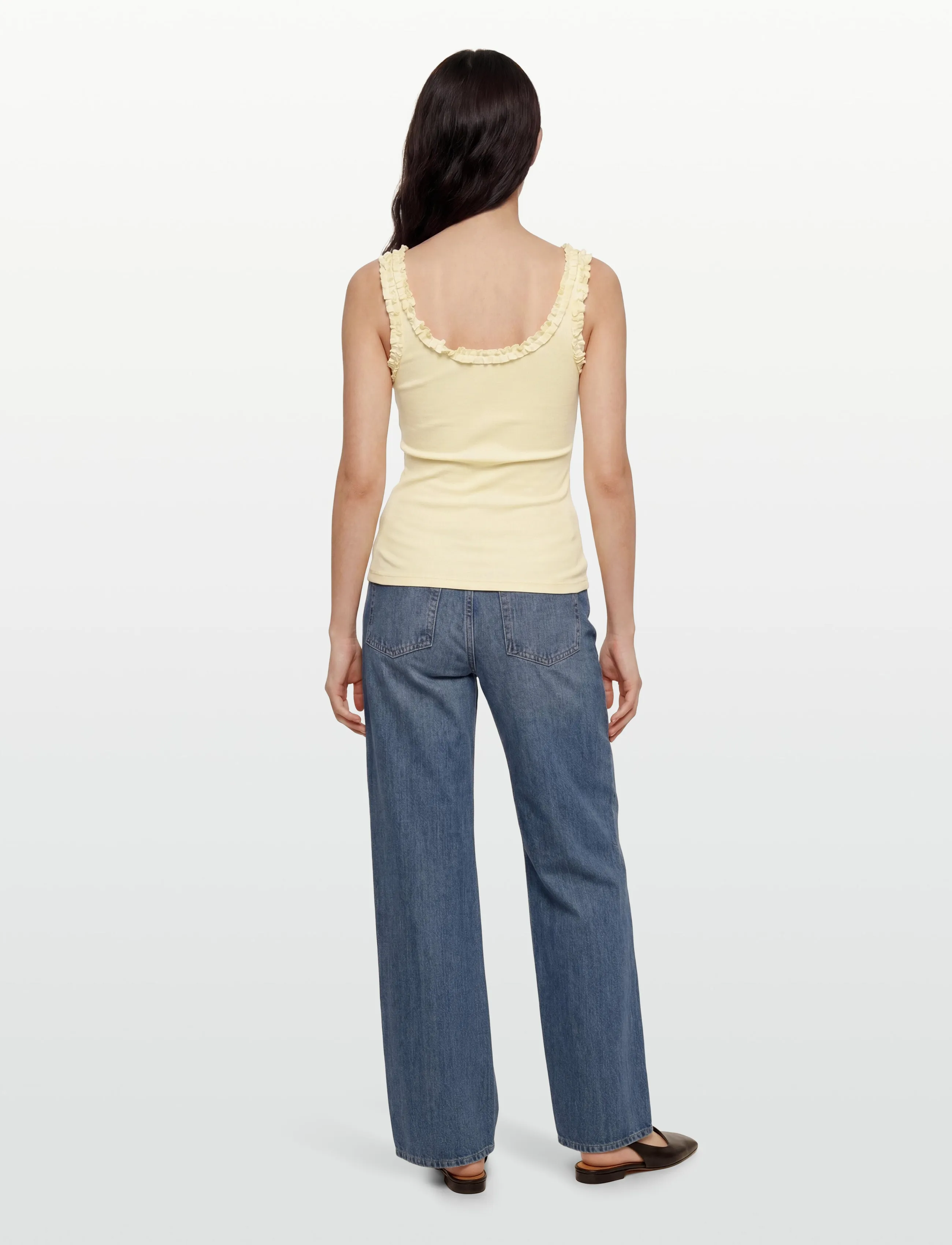 Copenhagen Muse - CMSIV-TOP - sleeveless tops - lemon icing - 4