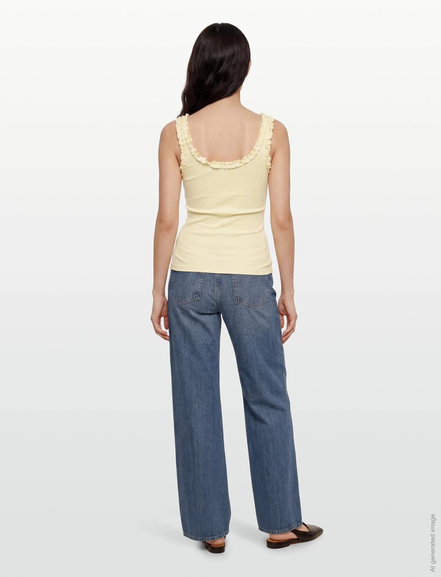 Copenhagen Muse - CMSIV-TOP - Ärmellose tops - lemon icing - 4