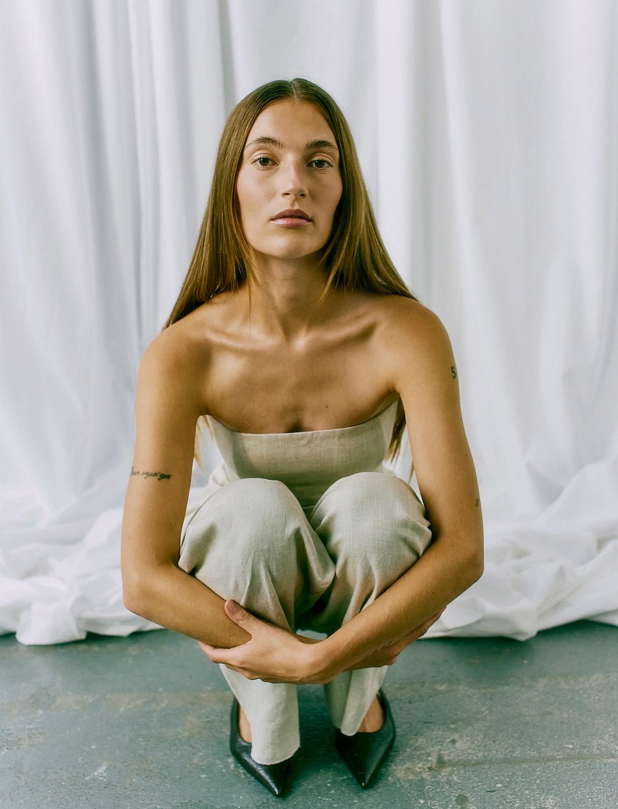 Copenhagen Muse - CMTENI-CORSAGE - varrukateta topid - peyote - 5