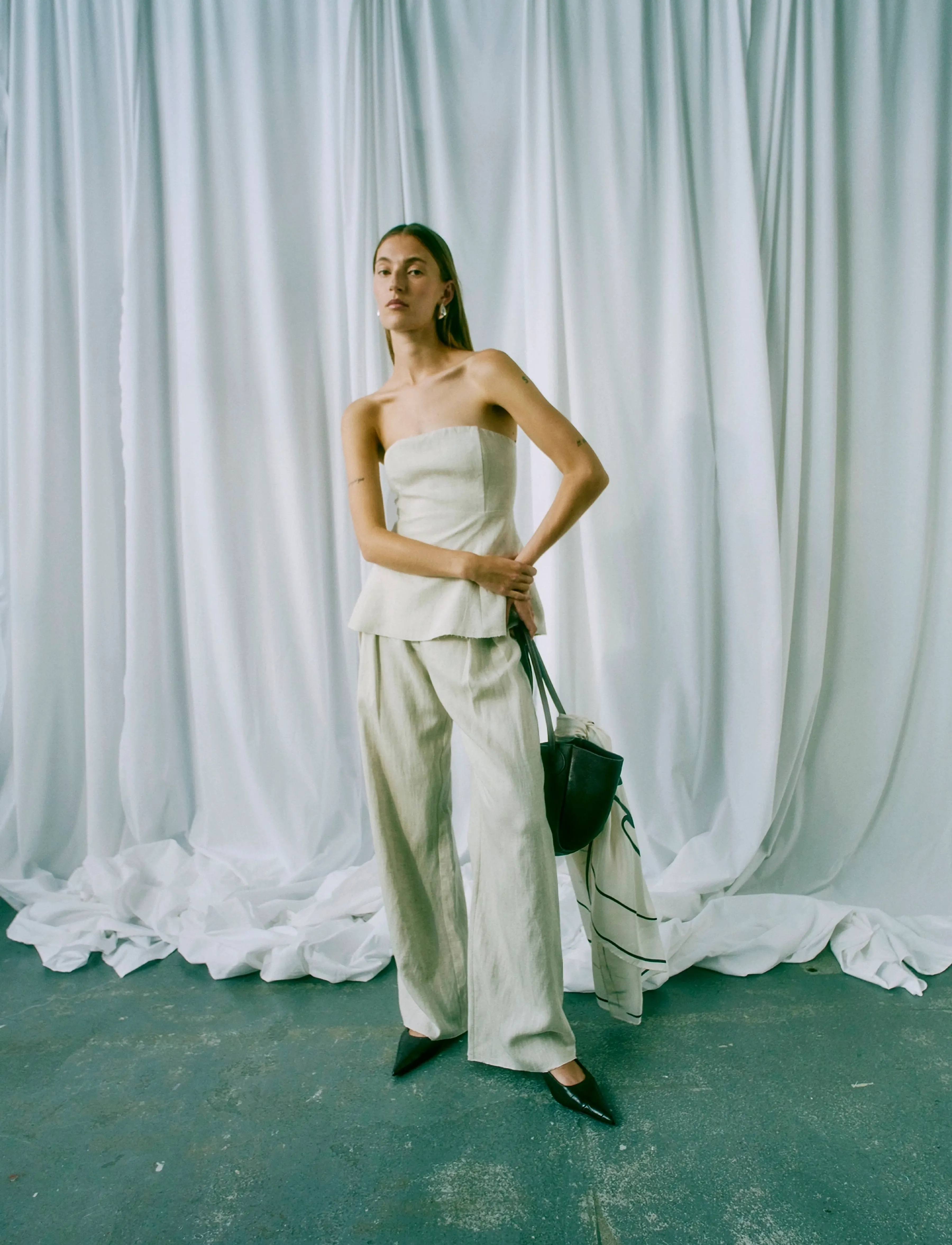 Copenhagen Muse - CMTENI-PANTS - peyote - 3