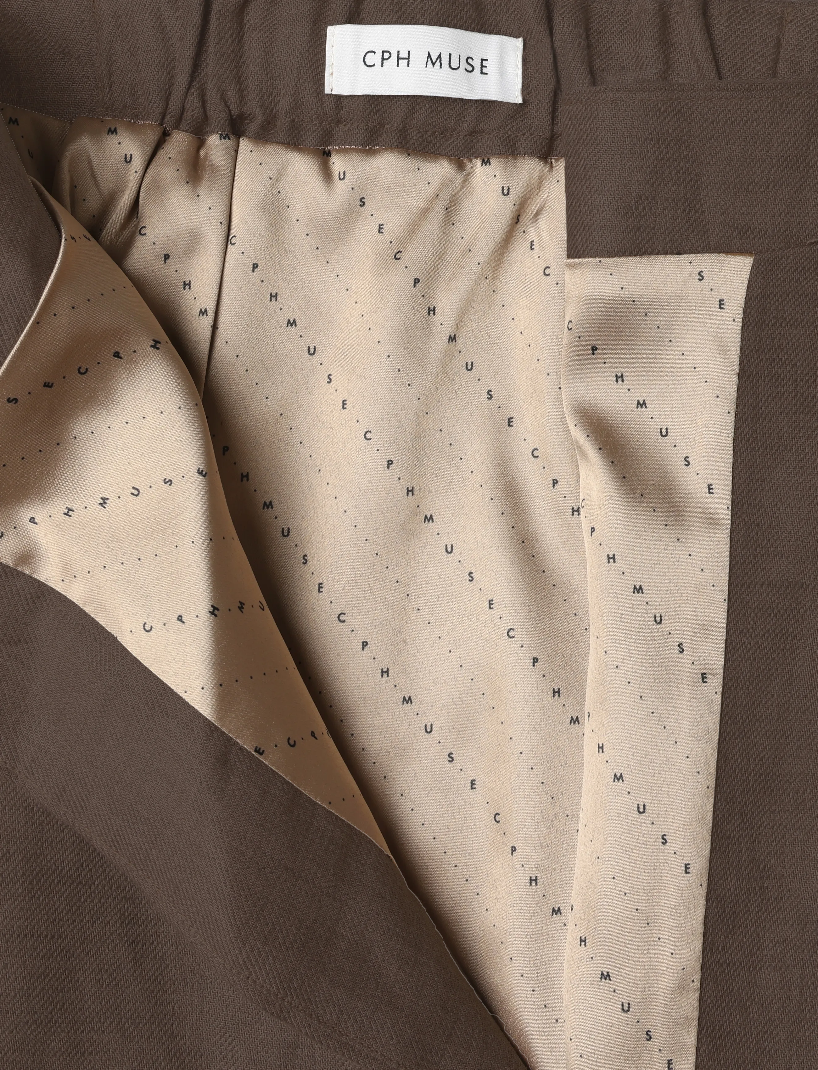 Copenhagen Muse - CMNATURE-SKIRT - taupe gray melange - 5