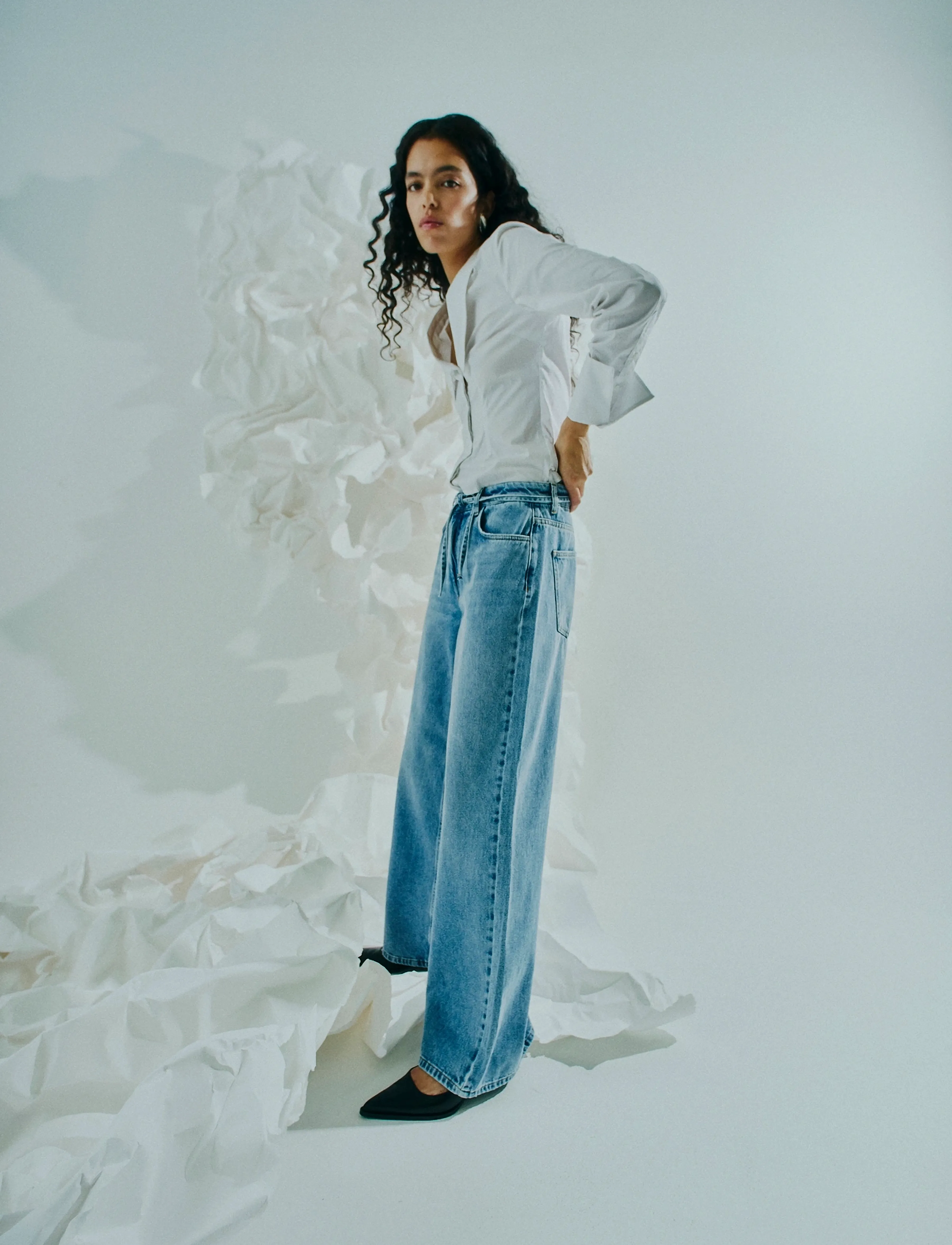 Copenhagen Muse - CMANORA-PANTS - vide jeans - light blue denim - 3