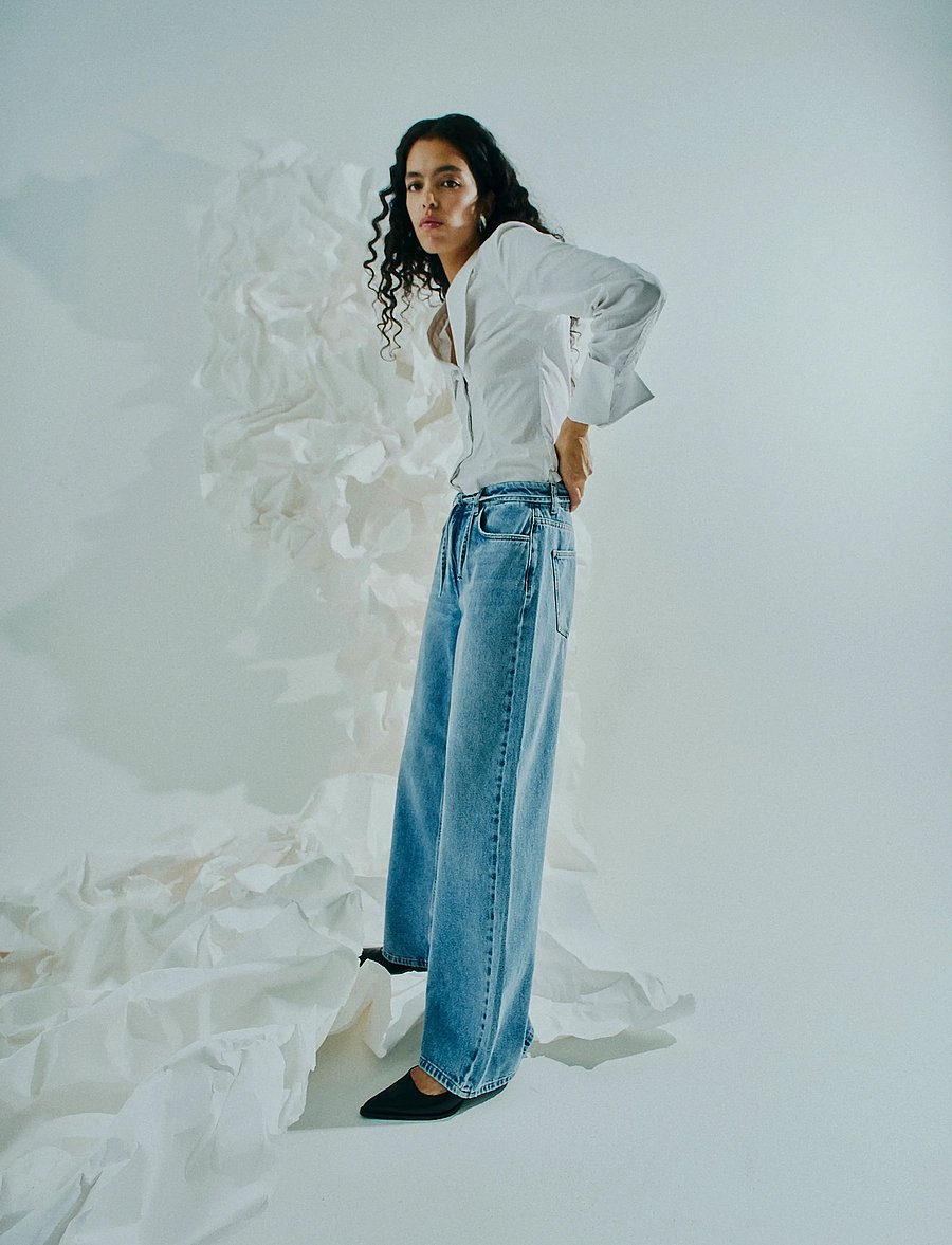 Copenhagen Muse - CMANORA-PANTS - brede jeans - light blue denim - 3