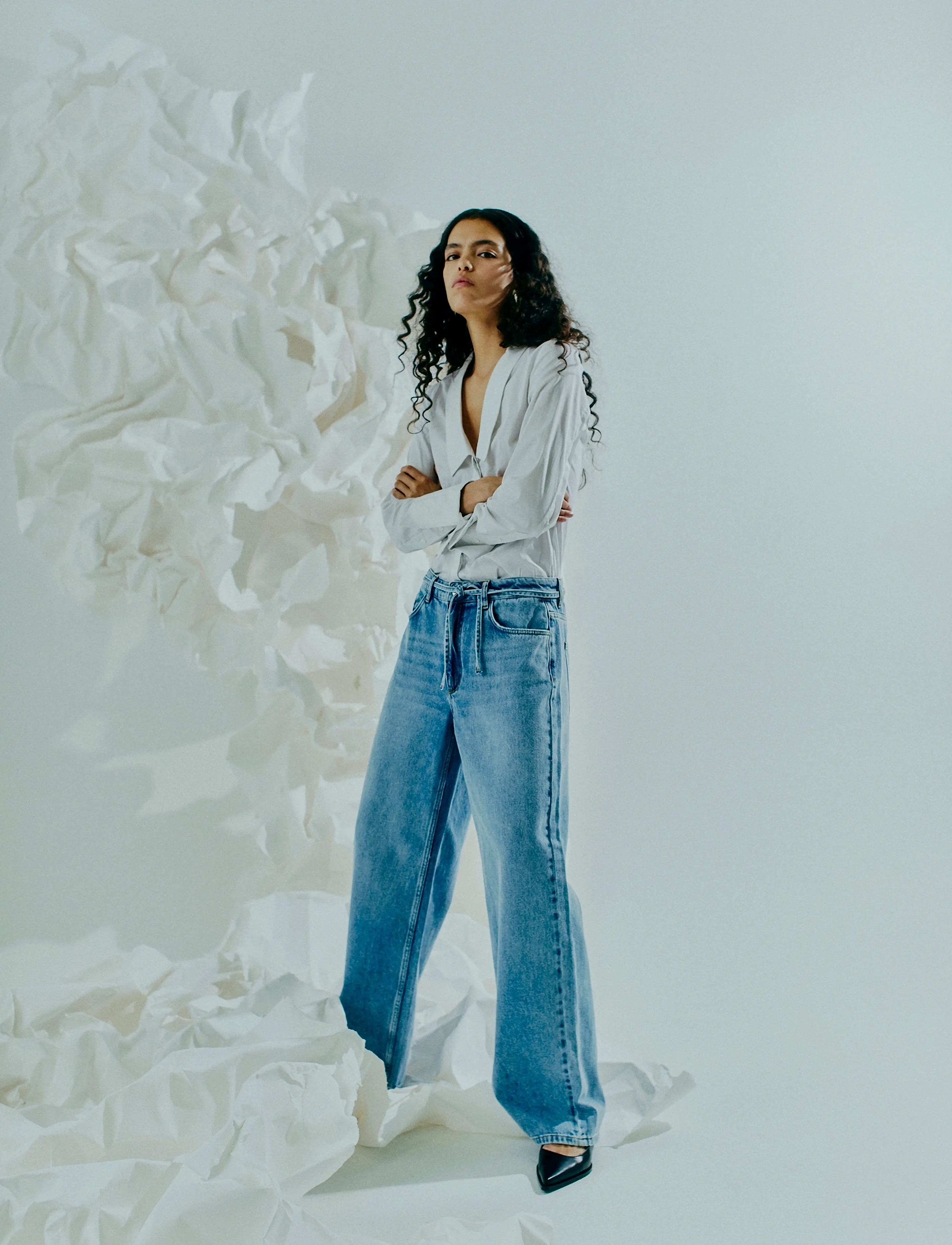 Copenhagen Muse - CMANORA-PANTS - vide jeans - light blue denim - 4